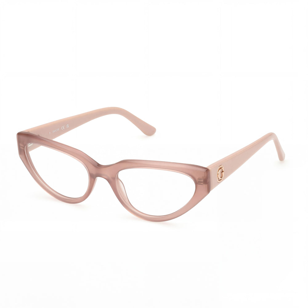 GUESS Gu50113 Women's Beige Monocolour Prescription Optical Eyeglasses Frame, Lens 53 Bridge 18 Temple 145