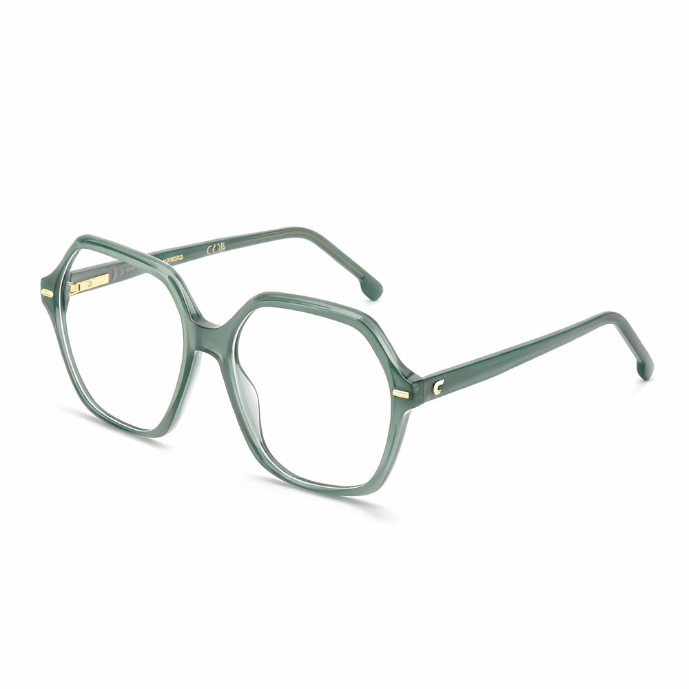 Gafas graduadas Carrera 3032 para mujer, estilo casual, de acetato verde, montura completa, 54-16-140
