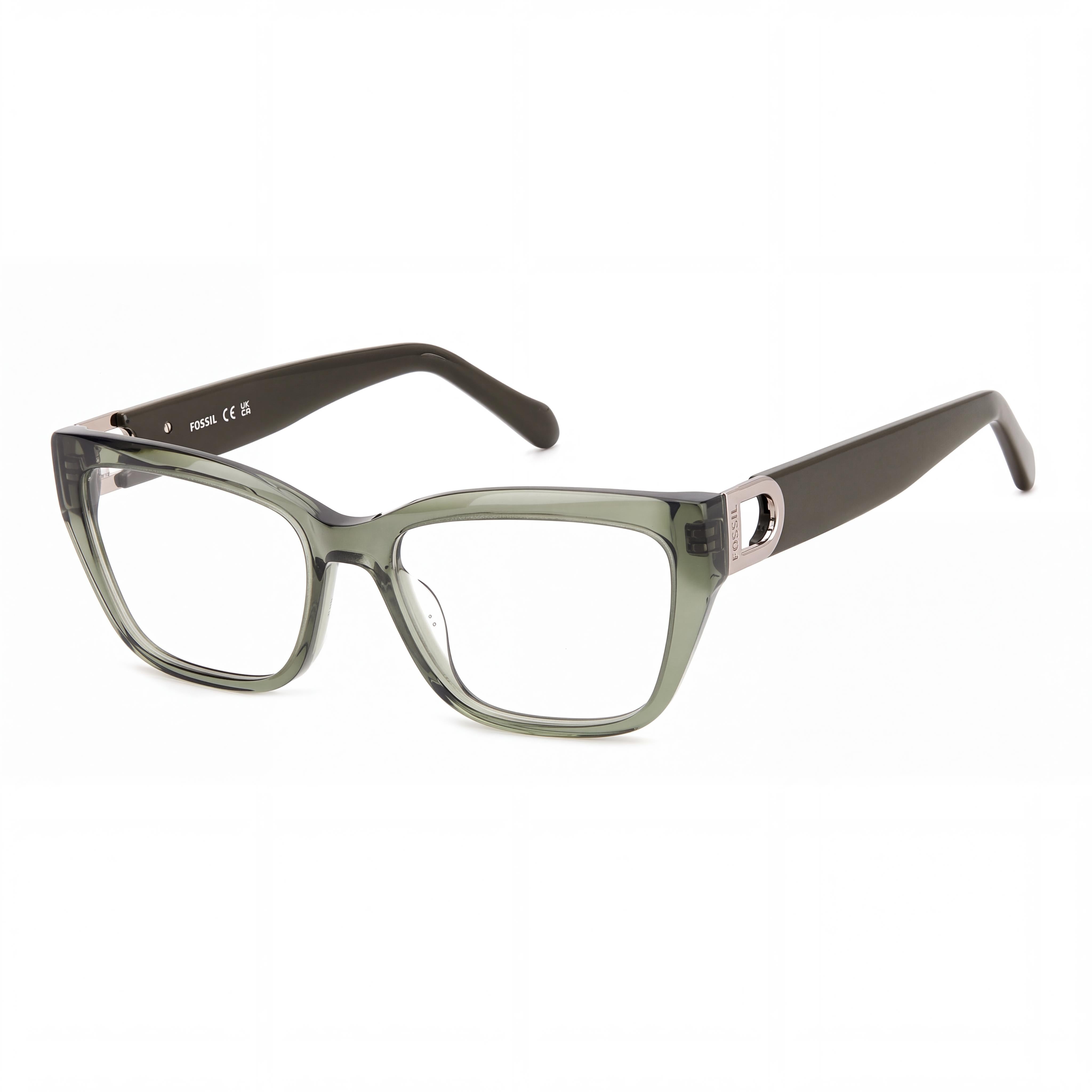 Fossil Classic Men’s Olive Green Ecological Oil Frame Polycarbonate Non-Polarized 54mm Sunglasses, Photo 1