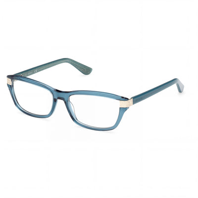 Gafas de sol Guess para mujer con montura de plástico moderna en turquesa brillante y lentes transparentes 54-16-140