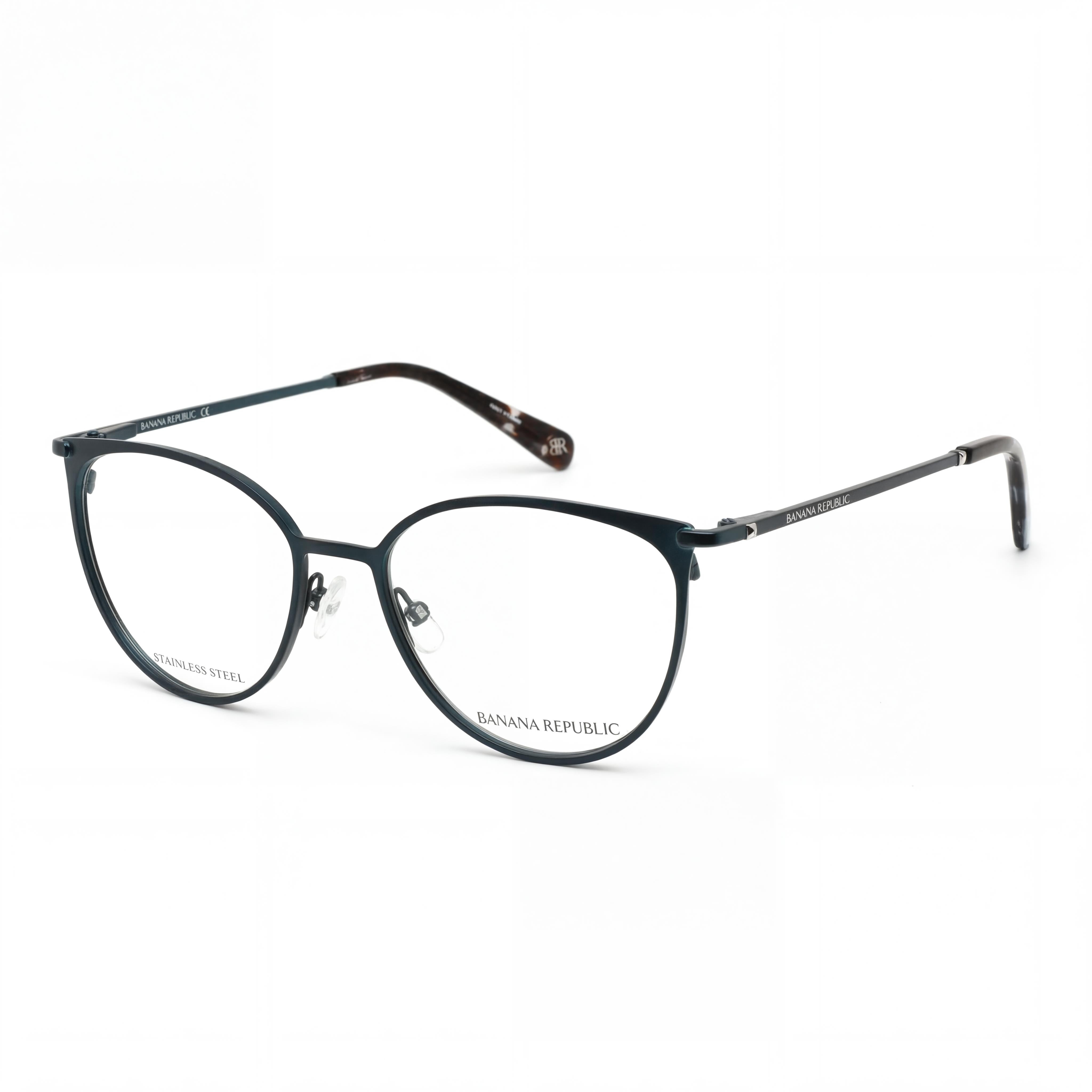 BANANA REPUBLIC Ginnifer Men's Metal Eyeglasses Transpatealteal 51, Photo 1