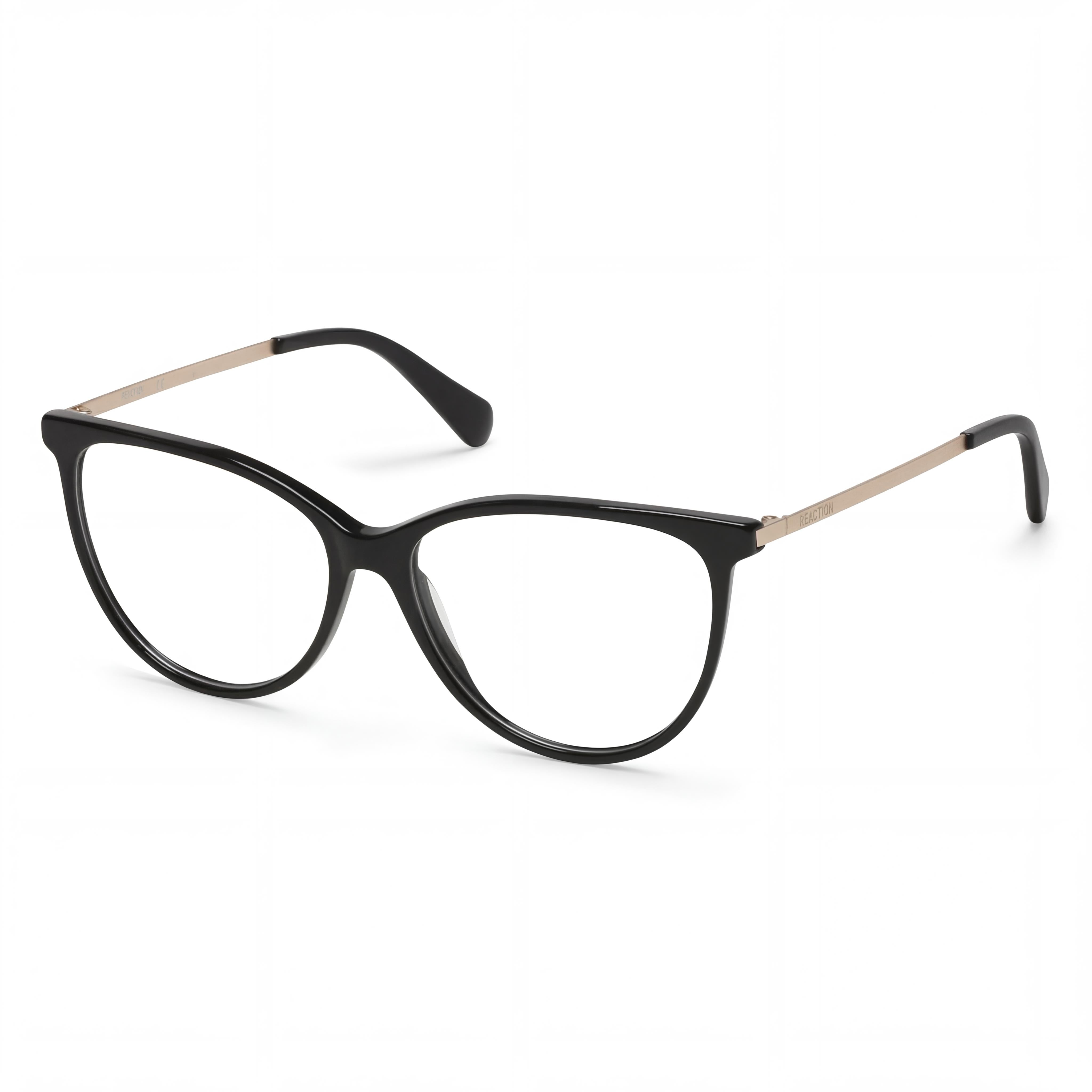 Kenneth Cole Kc0955 Men's Black, Pale Gold Plastic Eyewear 53mm, Photo 1