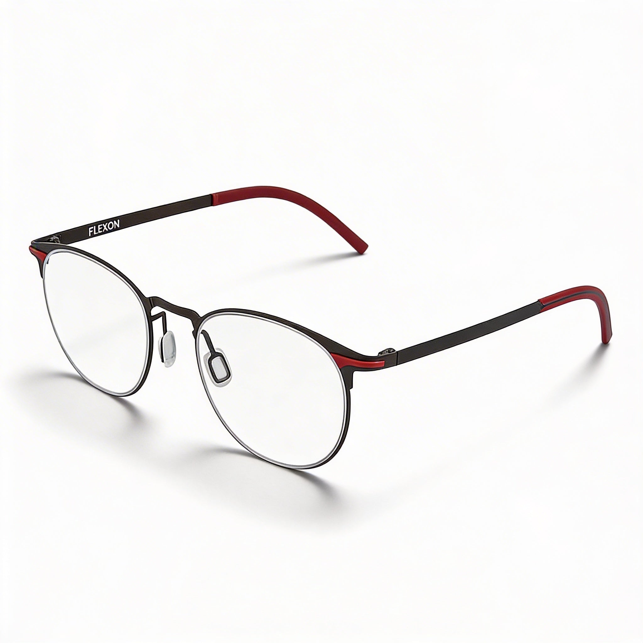 Flexon B2000 Unisex Eyeglasses, Metal Frame in Graphite Black Finish, 50mm Lens Width, Photo 1