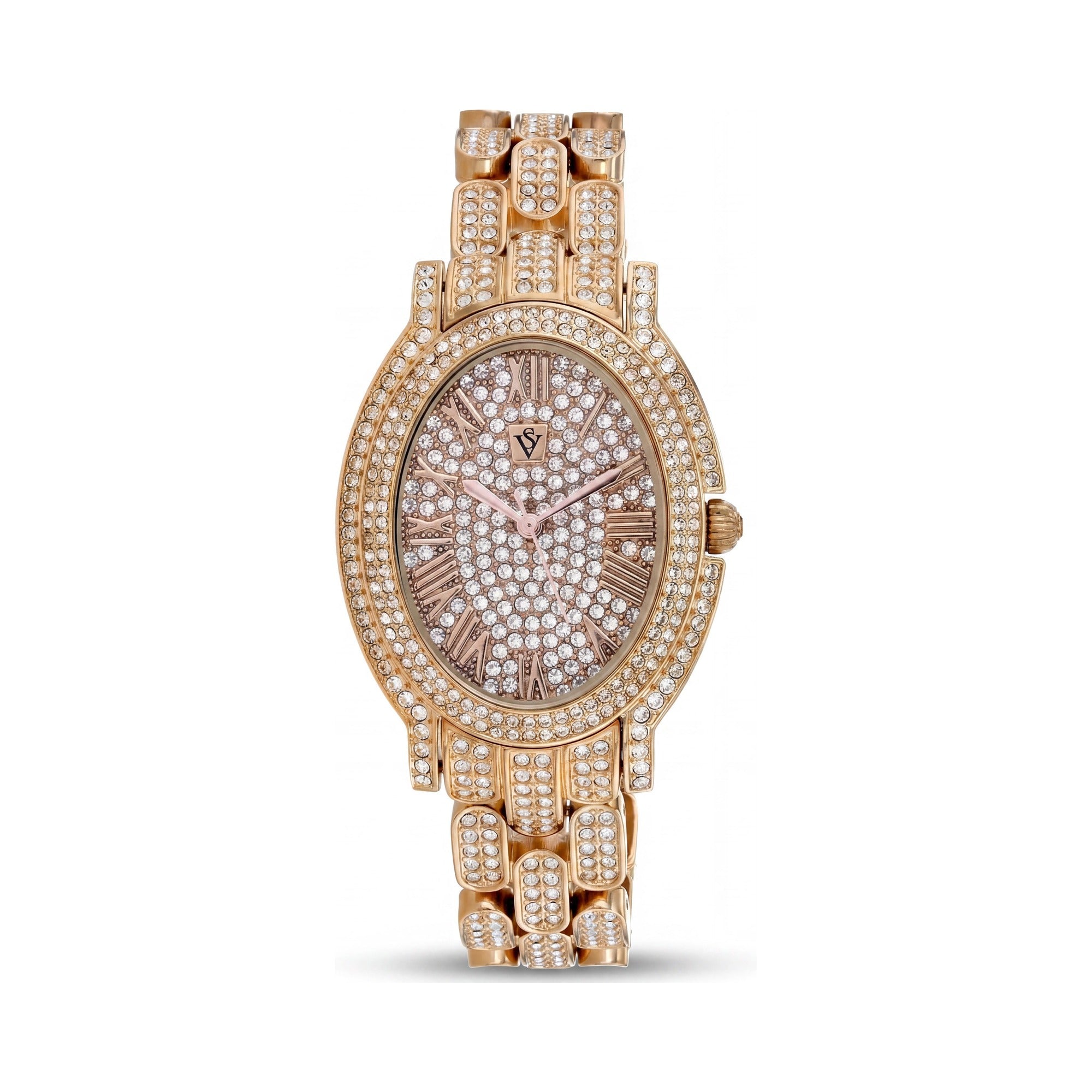 Reloj cronógrafo de pulsera Christian Van Sant para mujer en oro rosa, Photo 1