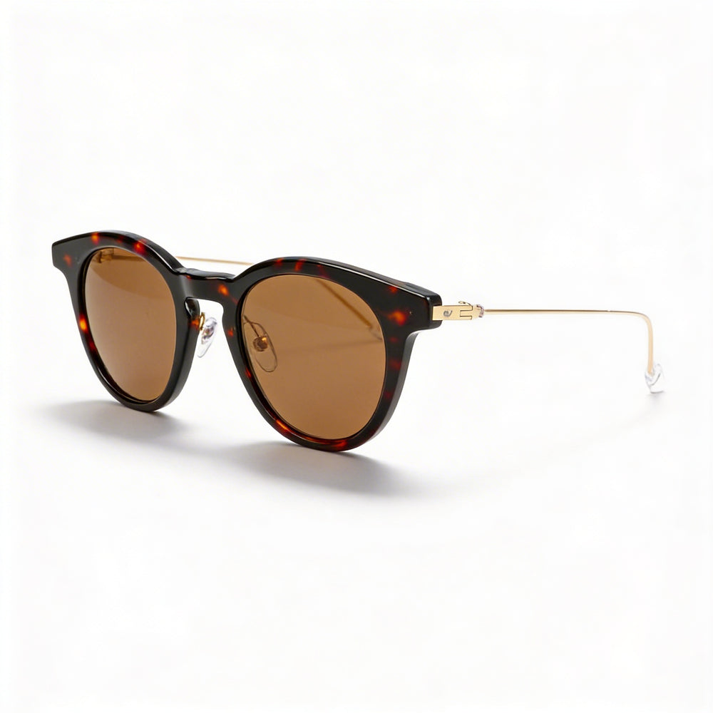 adidas Classic Unisex Brown Plastic/Metal Frame Sunglasses with UV Protection & Anti-Glare 48-22-145