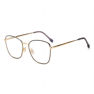 Gafas Isabel Marant clásicas para mujer con montura de acero inoxidable en negro y dorado, 54 mm de ancho de lente