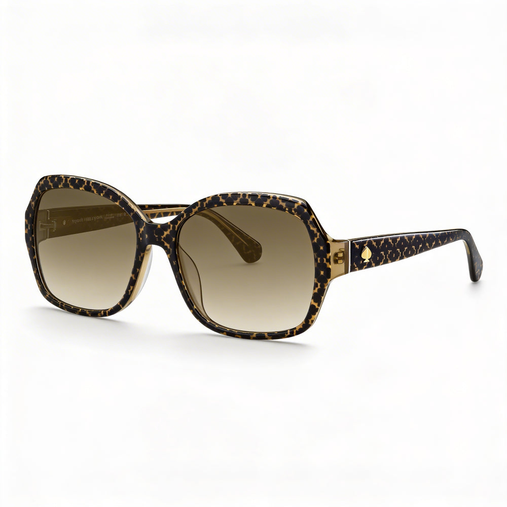 Kate Spade New York Amberlynn/S Women's Havana Pattern Pink Plastic Non-Polarized UV Protection Sunglasses 57mm