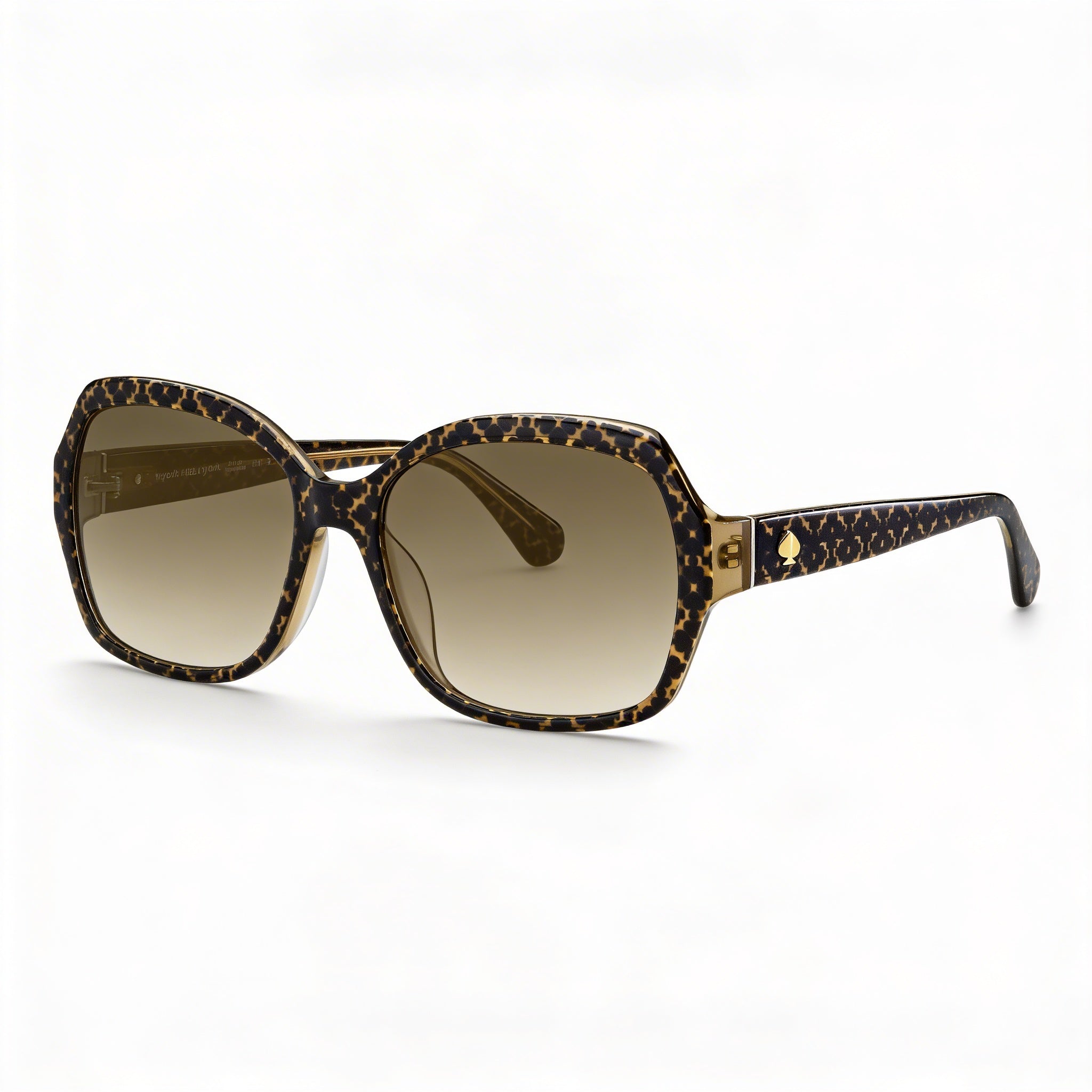 Gafas de sol de mujer Kate Spade New York Amberlynn/S, estampado Habana, plástico rosa, sin polarizar, protección UV, 57 mm, Photo 1