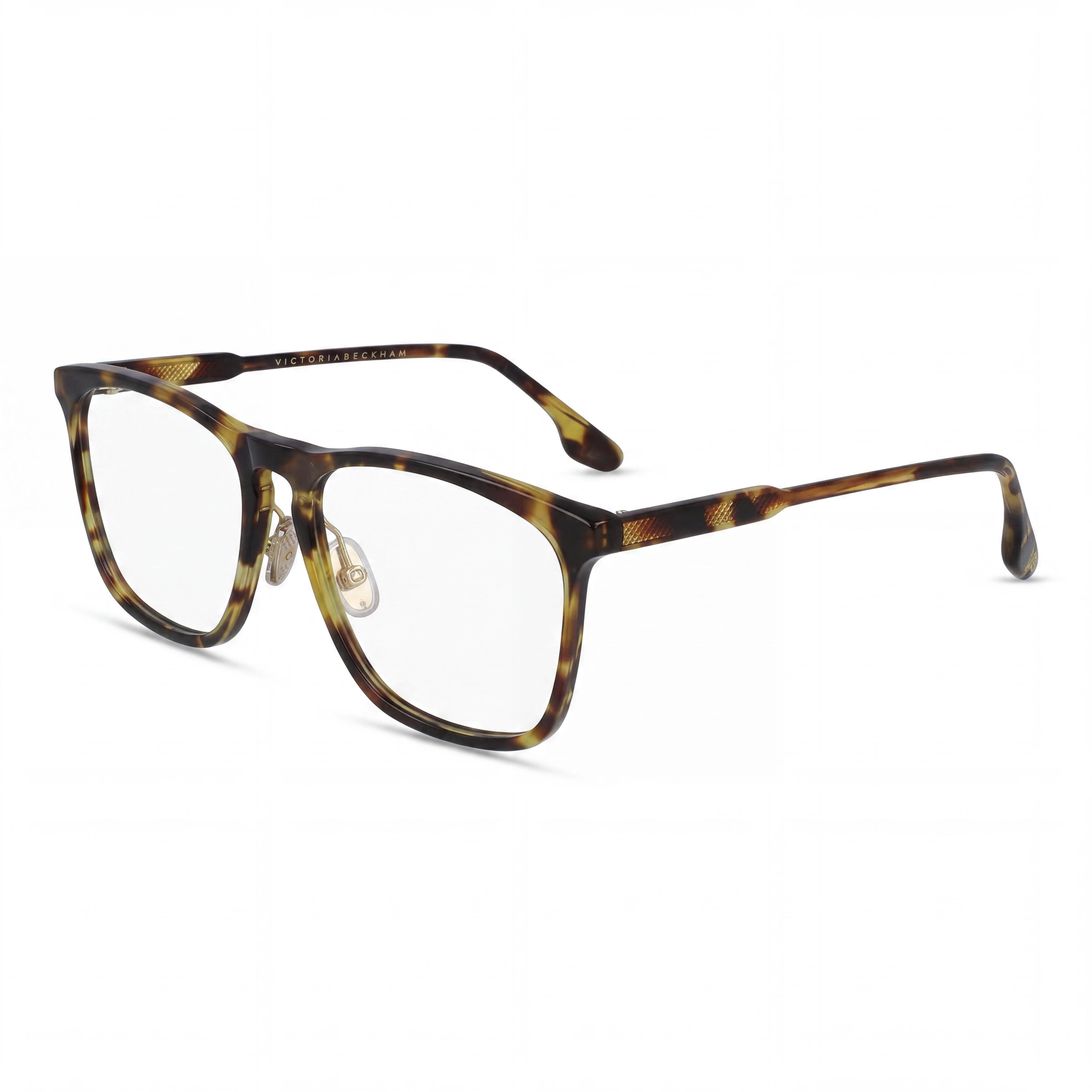 Victoria Beckham Vb2601 Women's Green Tortoise Acetate Optical Frame with Clear Non- Lenses 57-16-140, Photo 1