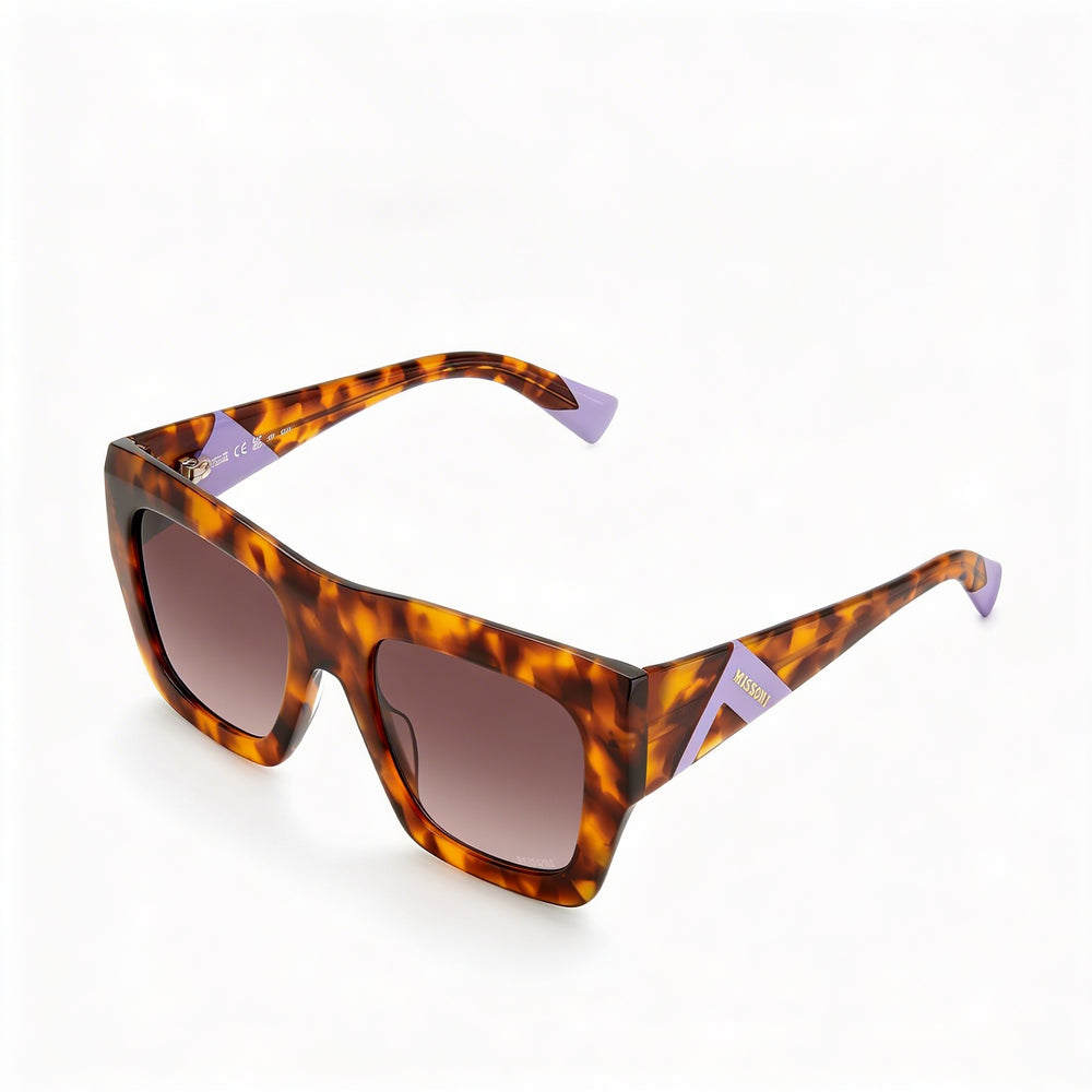 Missoni Classic Unisex Acetate Havana Honey Frame Brown Gradient UV Protection Sunglasses 52mm