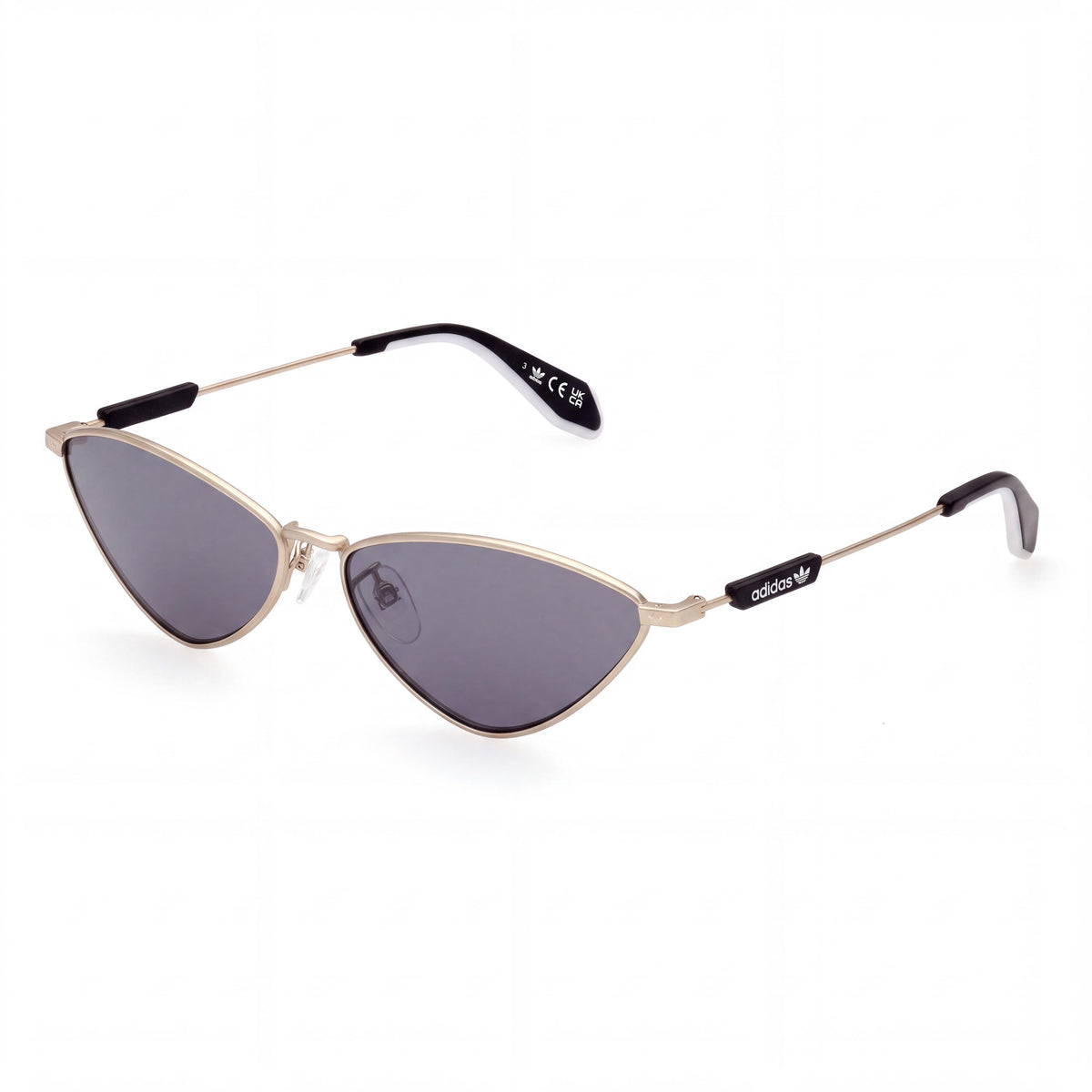 adidas Originals Casual Women's Metal Matte Rose Gold Frame Smoke UV Protected 61mm Sunglasses, Photo 1