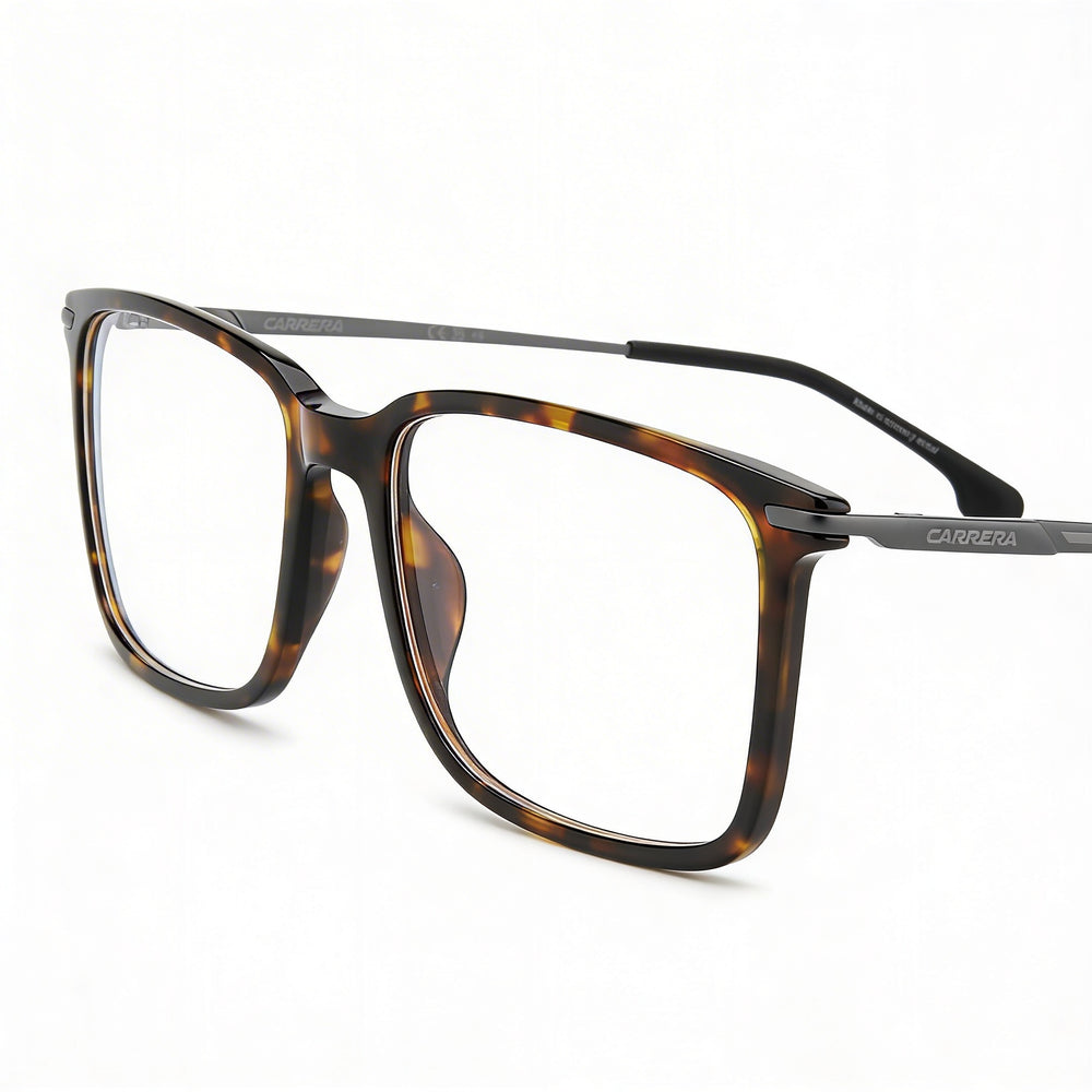 Carrera Men's CARRERA 8897 Square Light Acetate Havana Demo Clear Eyeglasses 55-17-140