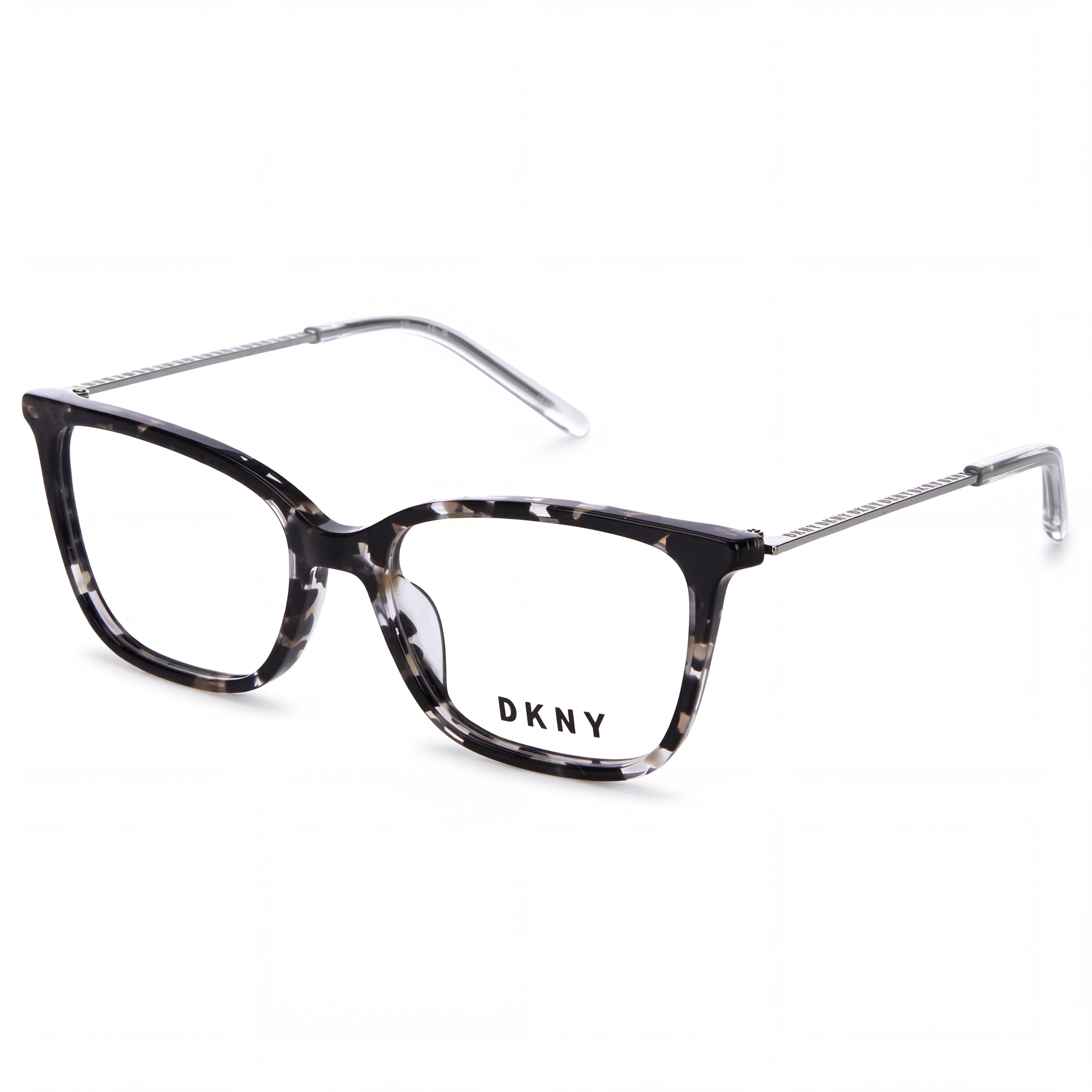Gafas unisex DKNY Dk7008 con montura de acero de aleación color carey negro y lentes de policarbonato no polarizadas de 52 mm., Photo 1