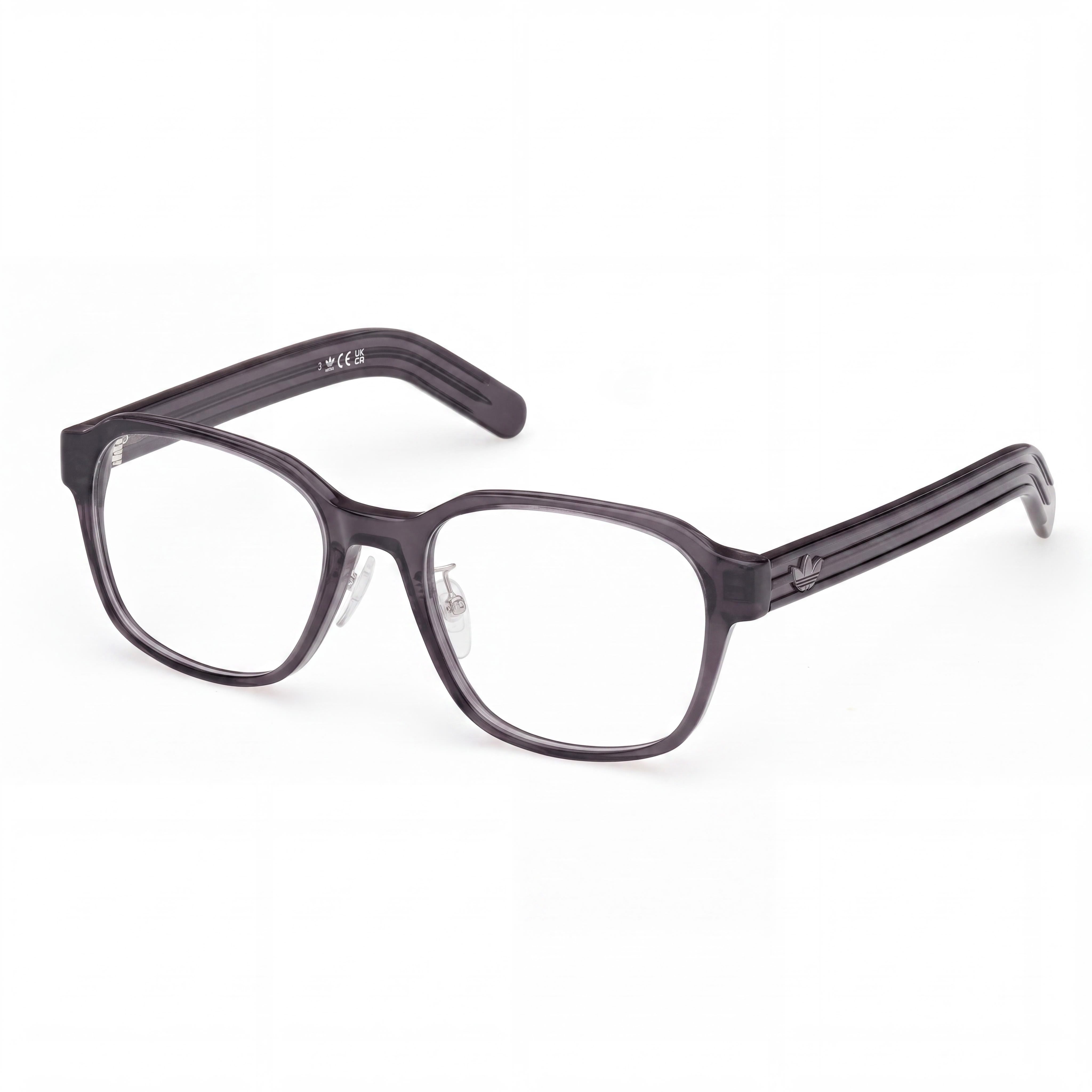 adidas Originals Or5110-d Men's Eyewear Frame with Plastic Construction, Shiny Grey, Size 54/19/145, Photo 1