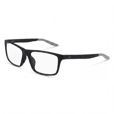 Gafas Nike Modern para mujer, de plástico negro mate, con montura completa y lentes de policarbonato de 56 mm.