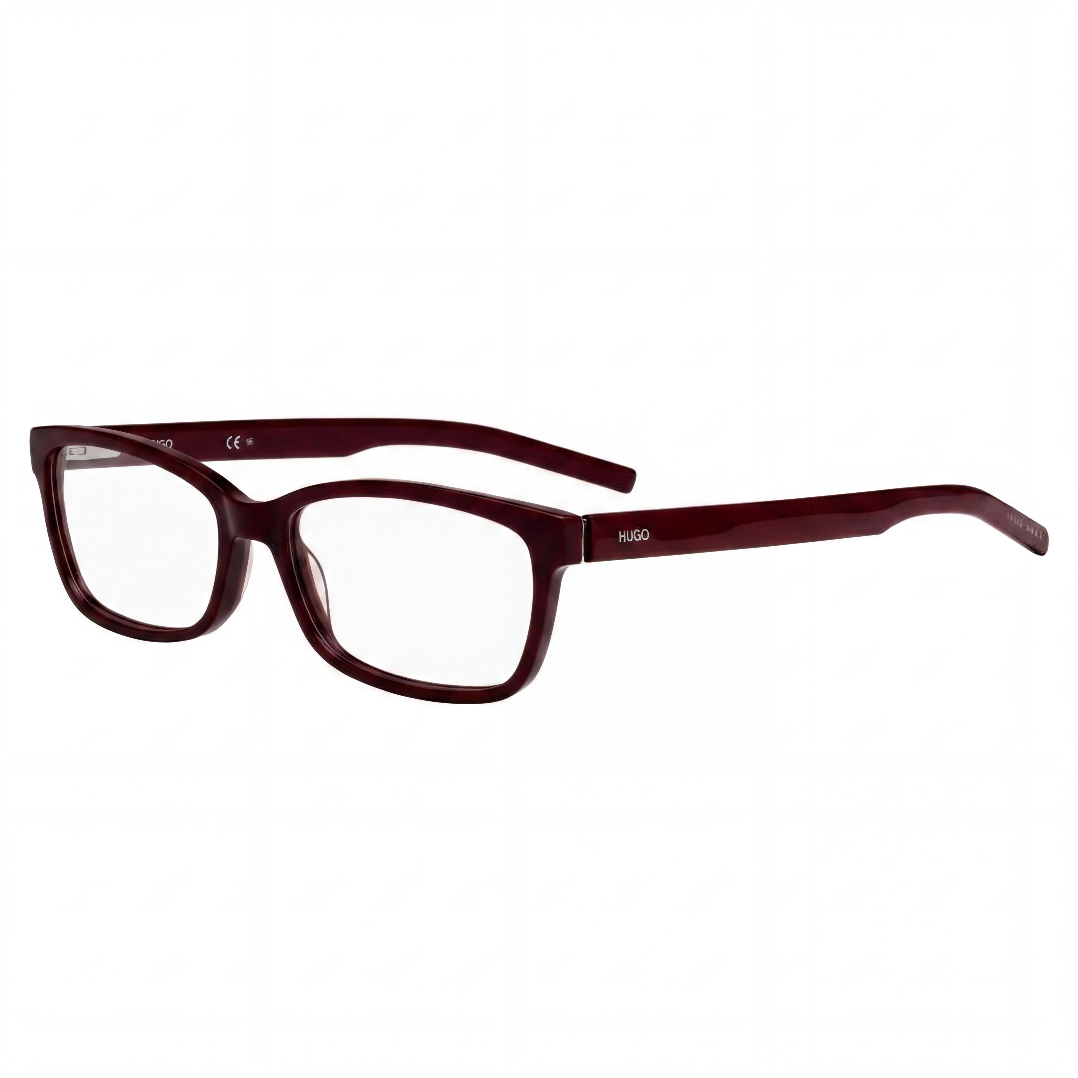 Hugo Boss Hg 1016 Women's Eyewear, Crafted from Burgundy Acetate, Featuring 53-16-145mm Frame Sizing, Photo 1