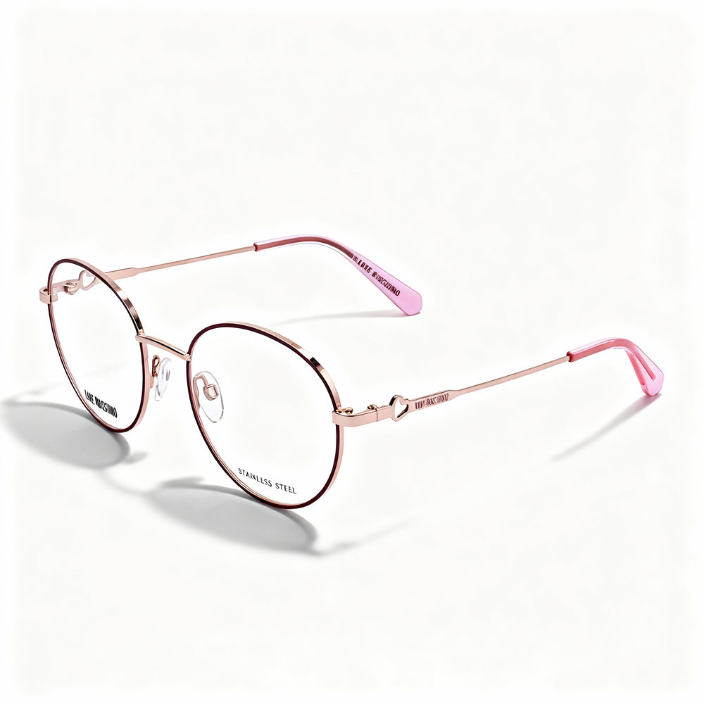 Love Moschino Vista MOL613 Casual Women's Alloy Steel Frame Non Polarized Optical Glasses 52-20-140