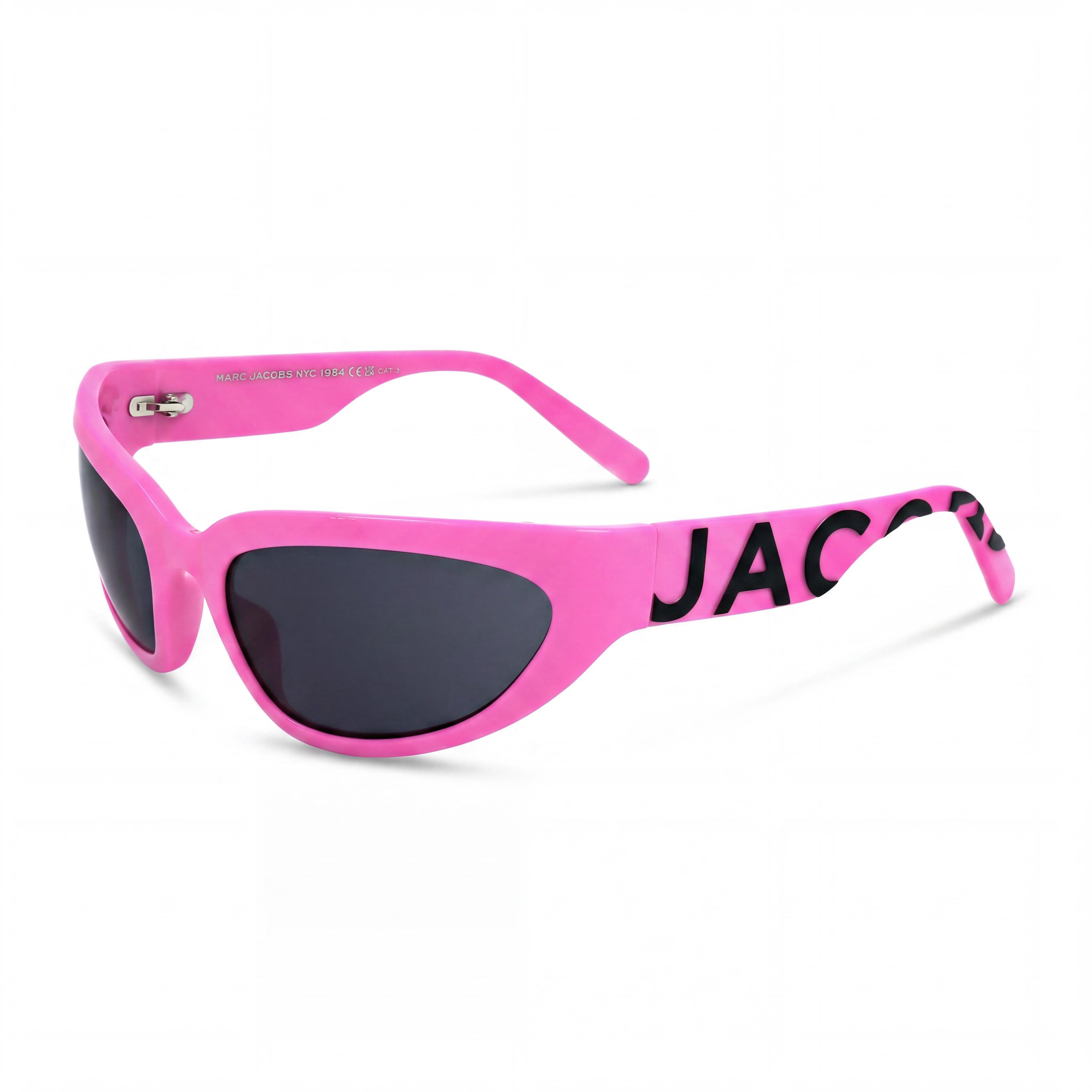 Marc Jacobs MARC 738/S Women's Casual Fuchsia Black Grey Cellulose Propionate Non-Polarized Sunglasses 61mm, Photo 1