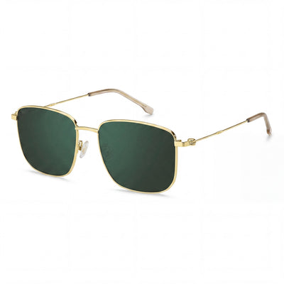 Hugo Boss Boss 1619/F/S Rectangular Women's Stainless Steel Gold Green UV Protected Non-Polarized Sunglasses 58-17-145