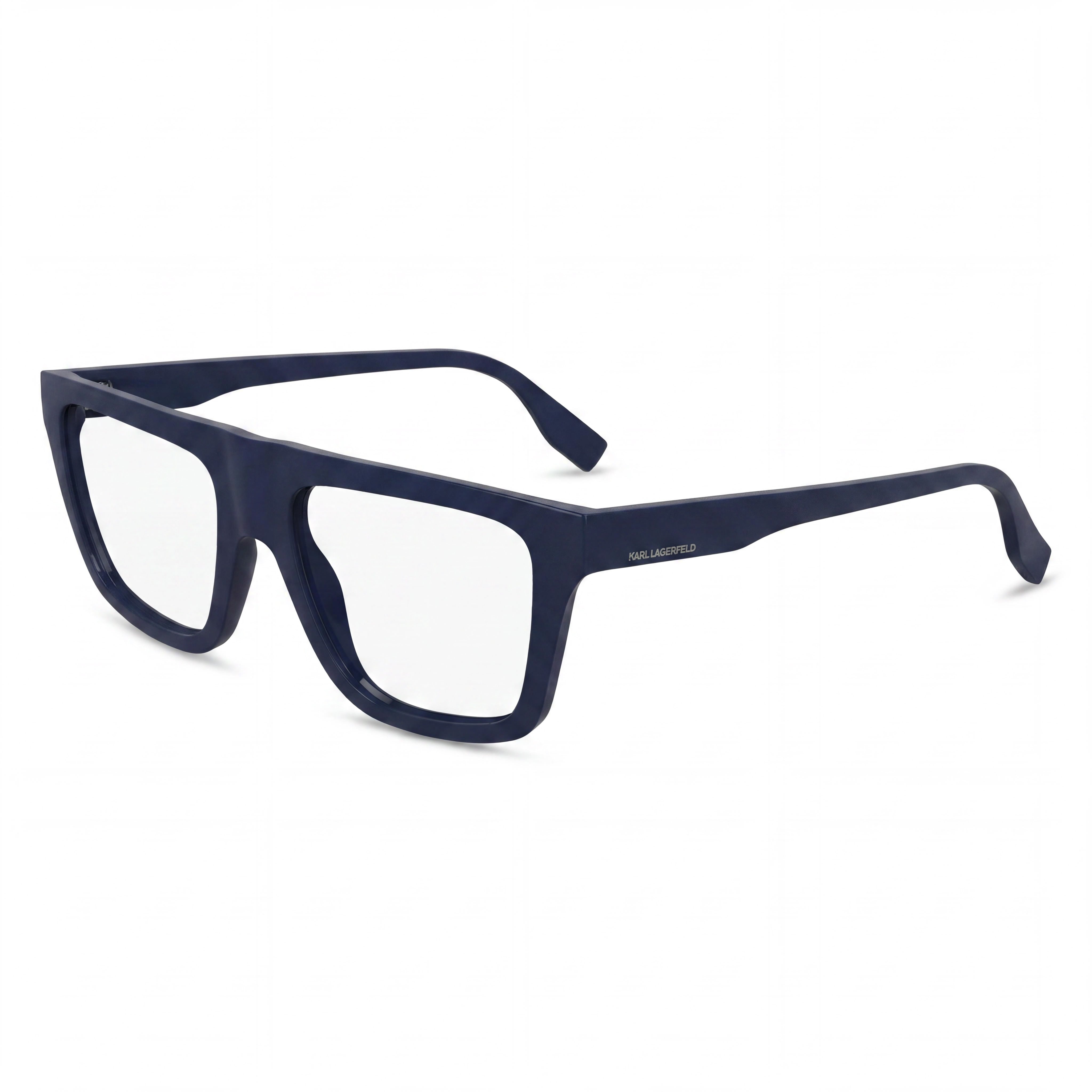 KARL LAGERFELD Classic Luxury KL6176 Acetate Ophthalmic Glasses Dark Blue for Men Women 53-18-145, Photo 1