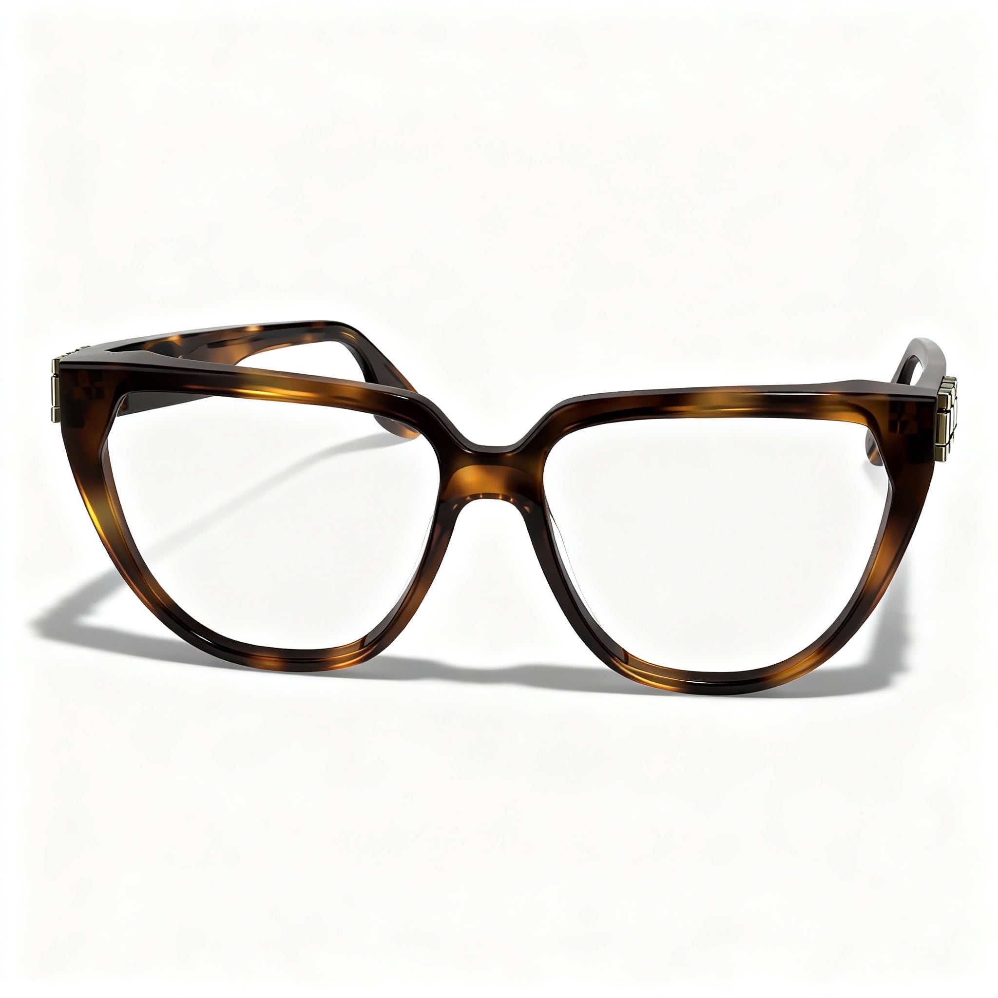 Victoria Beckham Modern Women’s Acetate Tortoise Optical Frames with Polycarbonate Non-Polarised Lenses 54mm