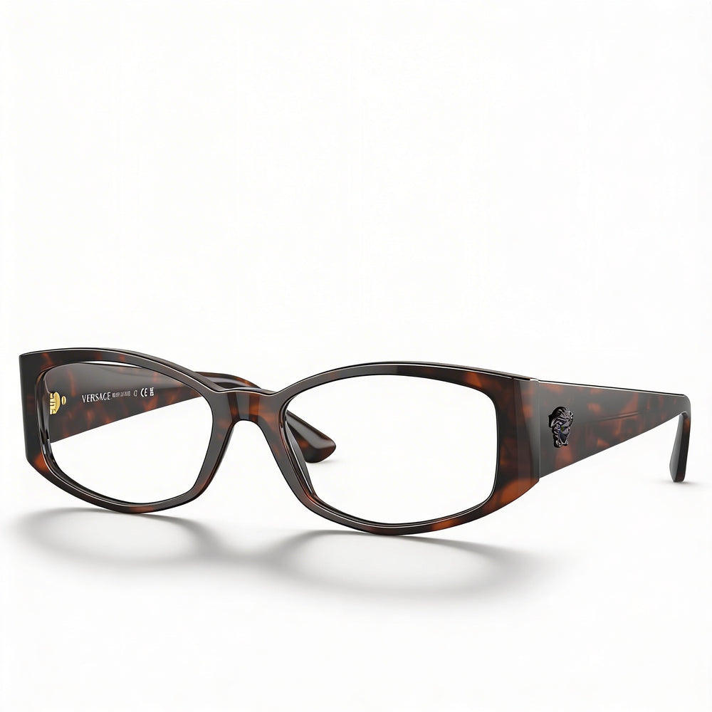 Versace Ve 3343 Men’s Multicoloured Acetate Frame Clear Polycarbonate Lens Sunglasses 52mm