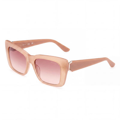 Gafas de sol Guess GU7890 cat eye para mujer con montura beige y cristales degradados marrones con protección UV de 55 mm