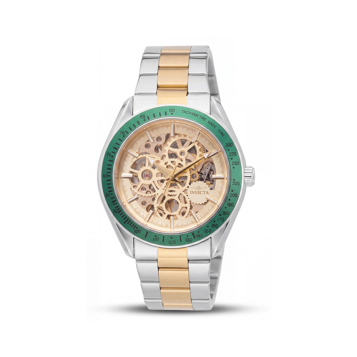 Invicta Objet D Art 69454 Unisex Automatic Stainless Steel Bracelet Watch Gold Dial 43mm, Photo 1