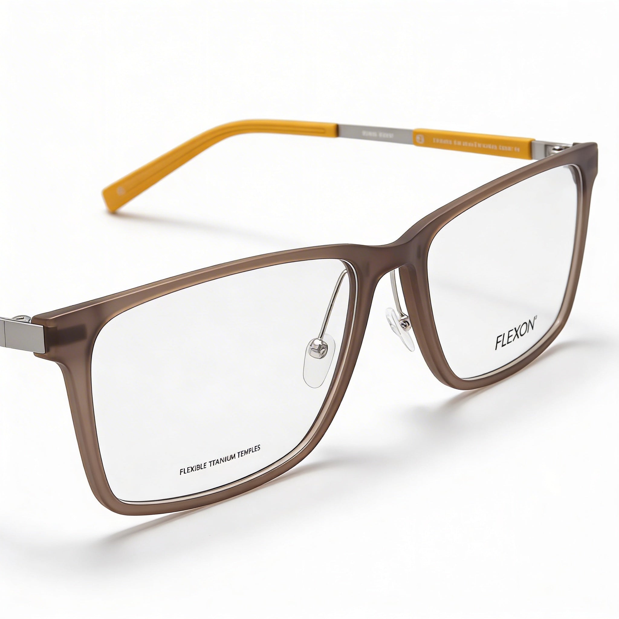 Gafas de vista unisex Flexon Ep8005 de acetato, color topo mate, 57 mm, Photo 1