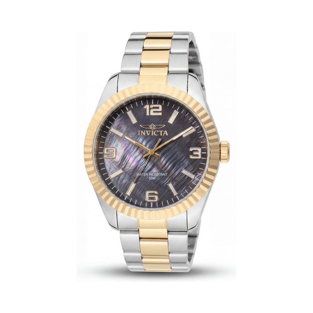 Invicta Specialty 50089 Unisex Quartz Bracelet Watch, 43mm Silver Stainless Steel, Mother of Pearl Dial