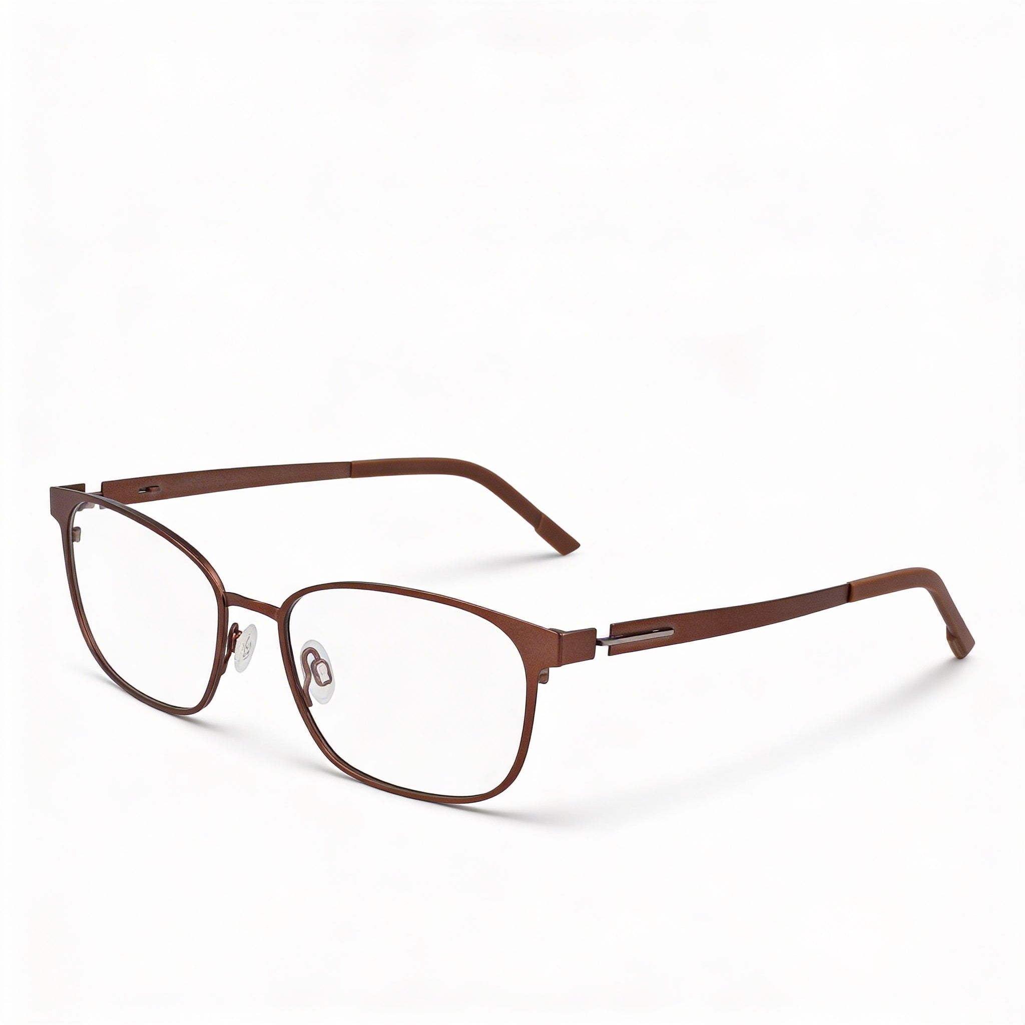Gafas Flexon Flx1008mag-set unisex de titanio con montura multicolor y lentes color café mate de 56 mm, Photo 1