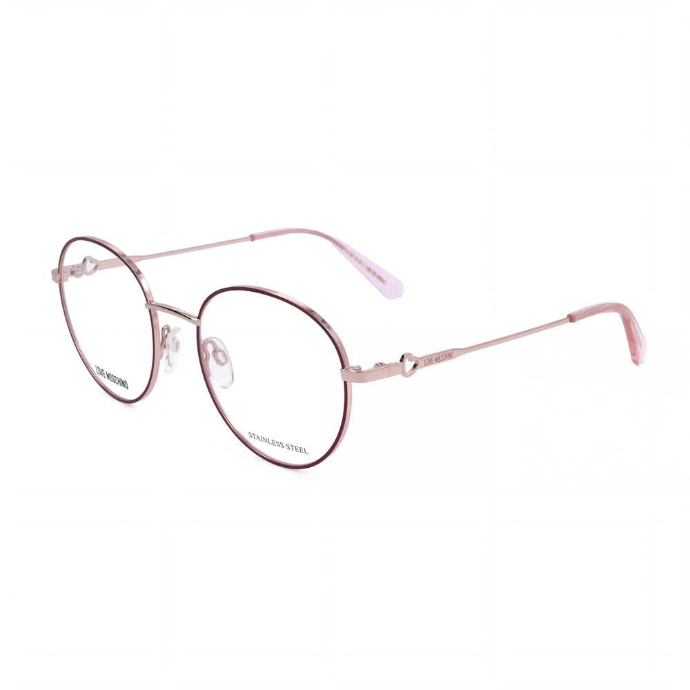 Love Moschino Casual Women's Alloy Steel Frame Non Polycarbonate Lens Eyeglasses 52-20-140