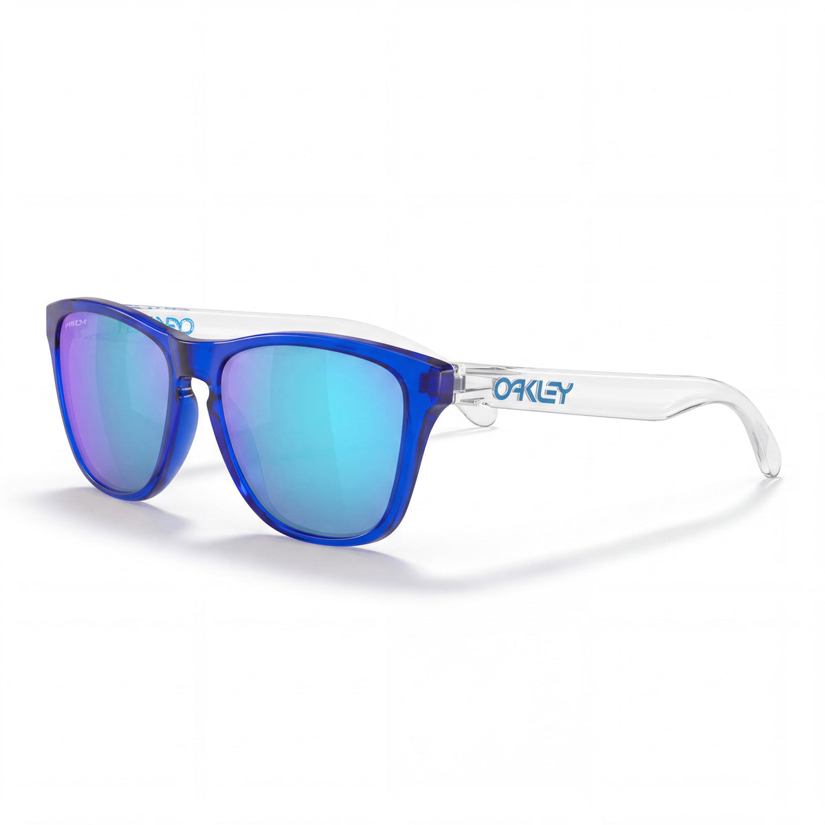 Oakley Oj9006 Frogskins Xs Unisex Square Crystal Blue Frame Prizm Sapphire Non-Polarized UV Lenses 53mm, Photo 1