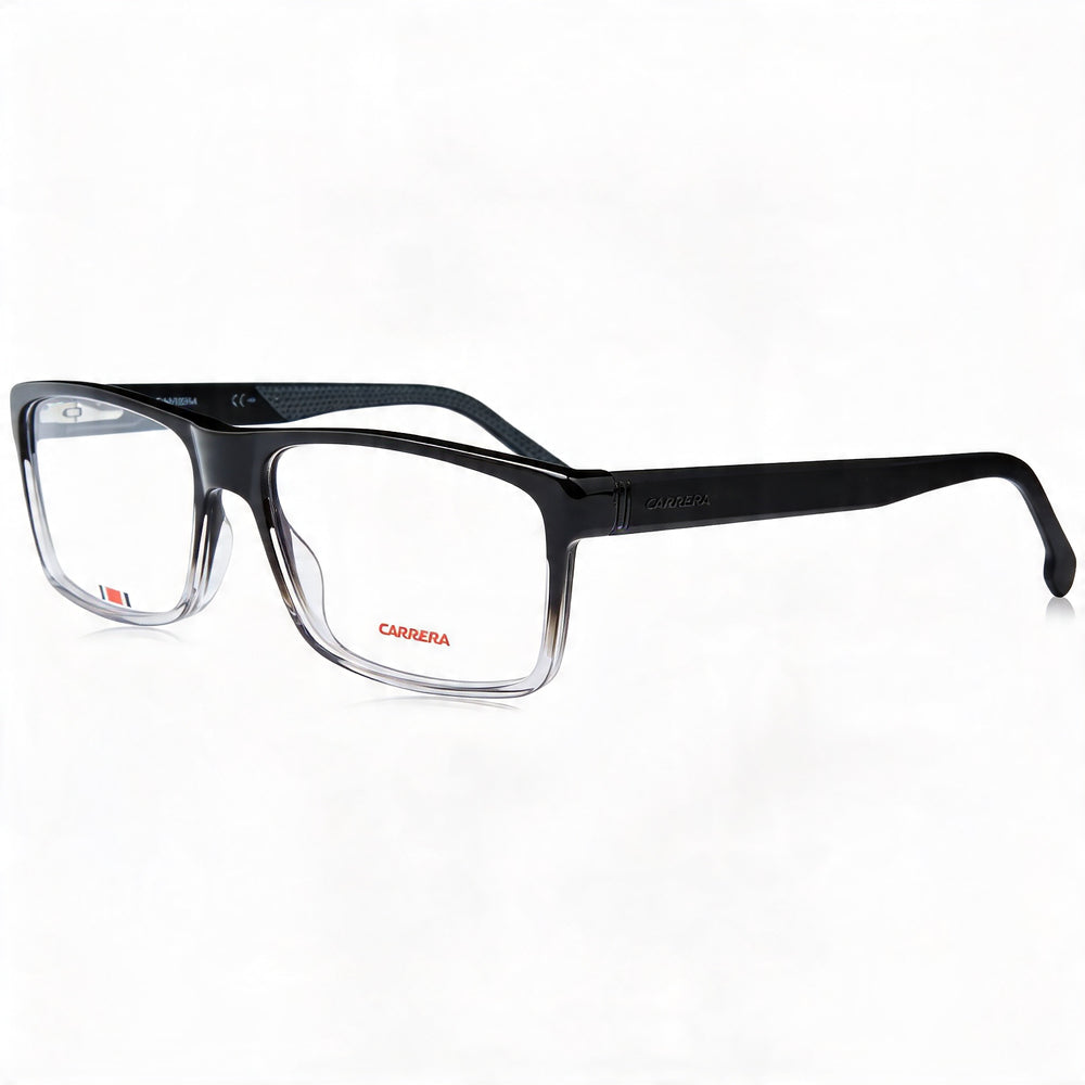 Carrera 8852 Unisex Acetate Black Grey Eyeglasses 57mm