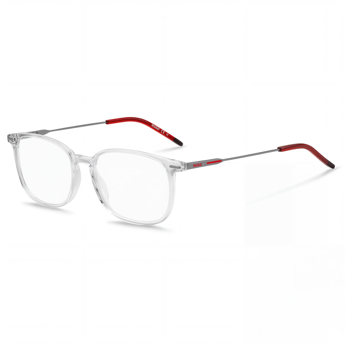 HUGO Modern Women's Sunglasses with Magnesium Frame, Crystal Polycarbonate Lenses, Size 54-17-145mm, Photo 1