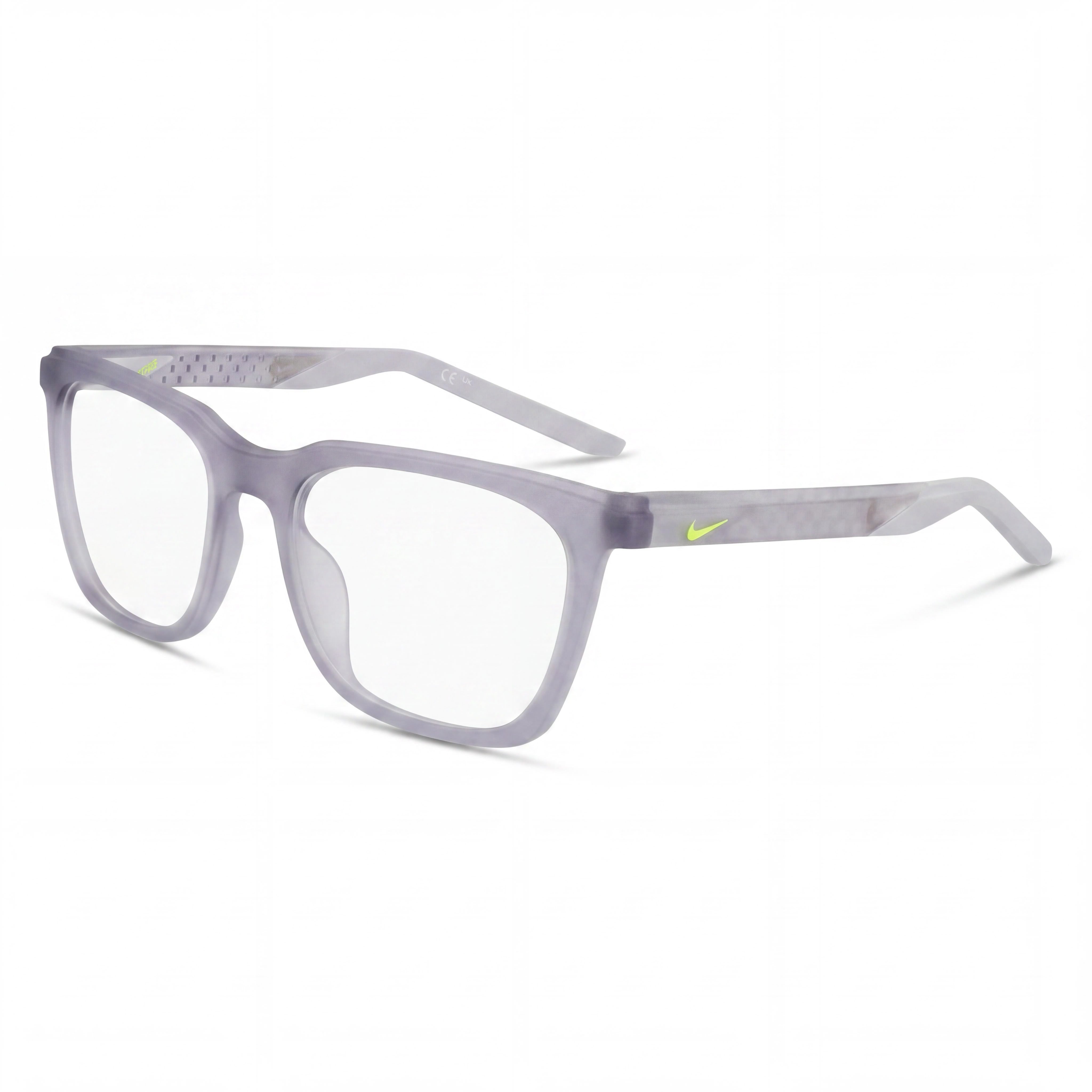 Gafas unisex clásicas Nike con montura inyectada en gris lobo mate, lentes de policarbonato, ancho de lente de 53 mm, Photo 1