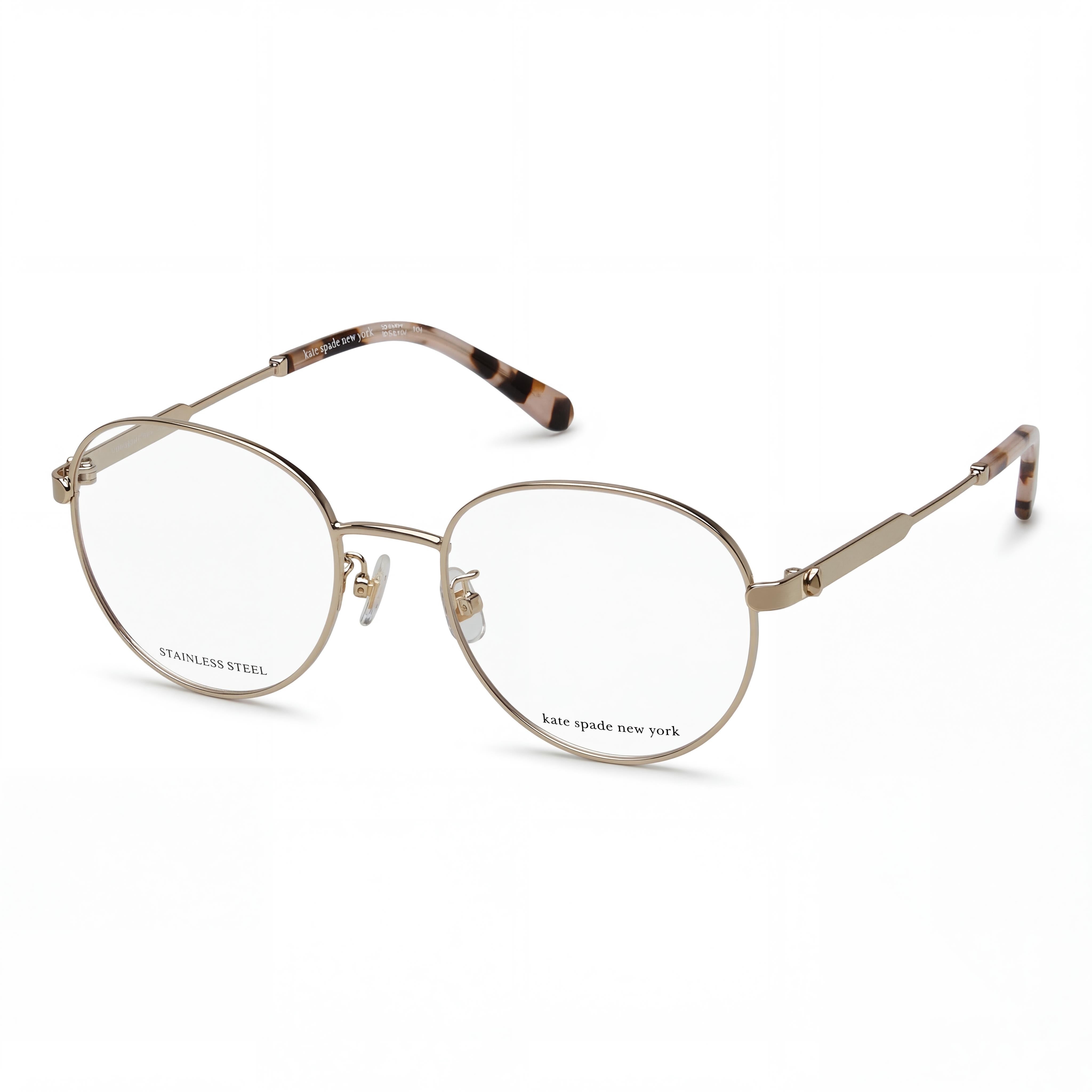 kate spade new york Jalisa/FJalisia/F Women's Stainless Steel Gold Havana Pink 52mm, Photo 1