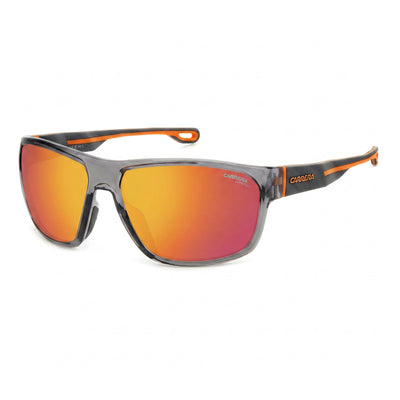 Carrera Casual Gafas de Sol de Hombre Grises Naranjas de Poliamida Ecológica con Montura de Policarbonato No Polarizadas UV 400 63mm