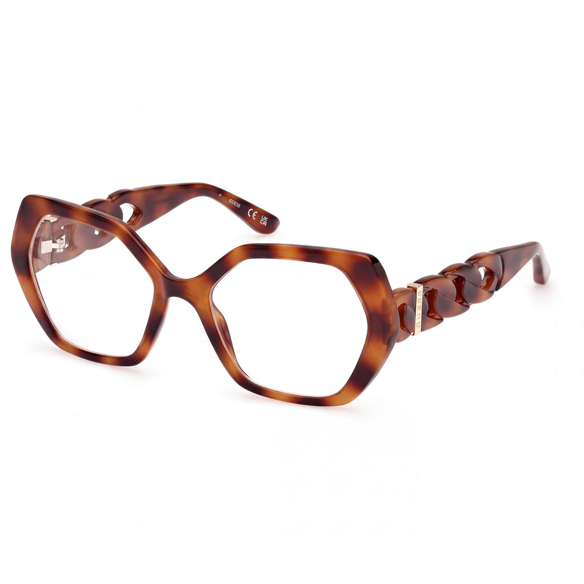 Marcolin eyewear Women's Injected Ophthalmic Frame, Blonde Havana, Multicoloured Lenses, Lens 53mm, Bridge 135mm, Temple 140mm, Photo 1