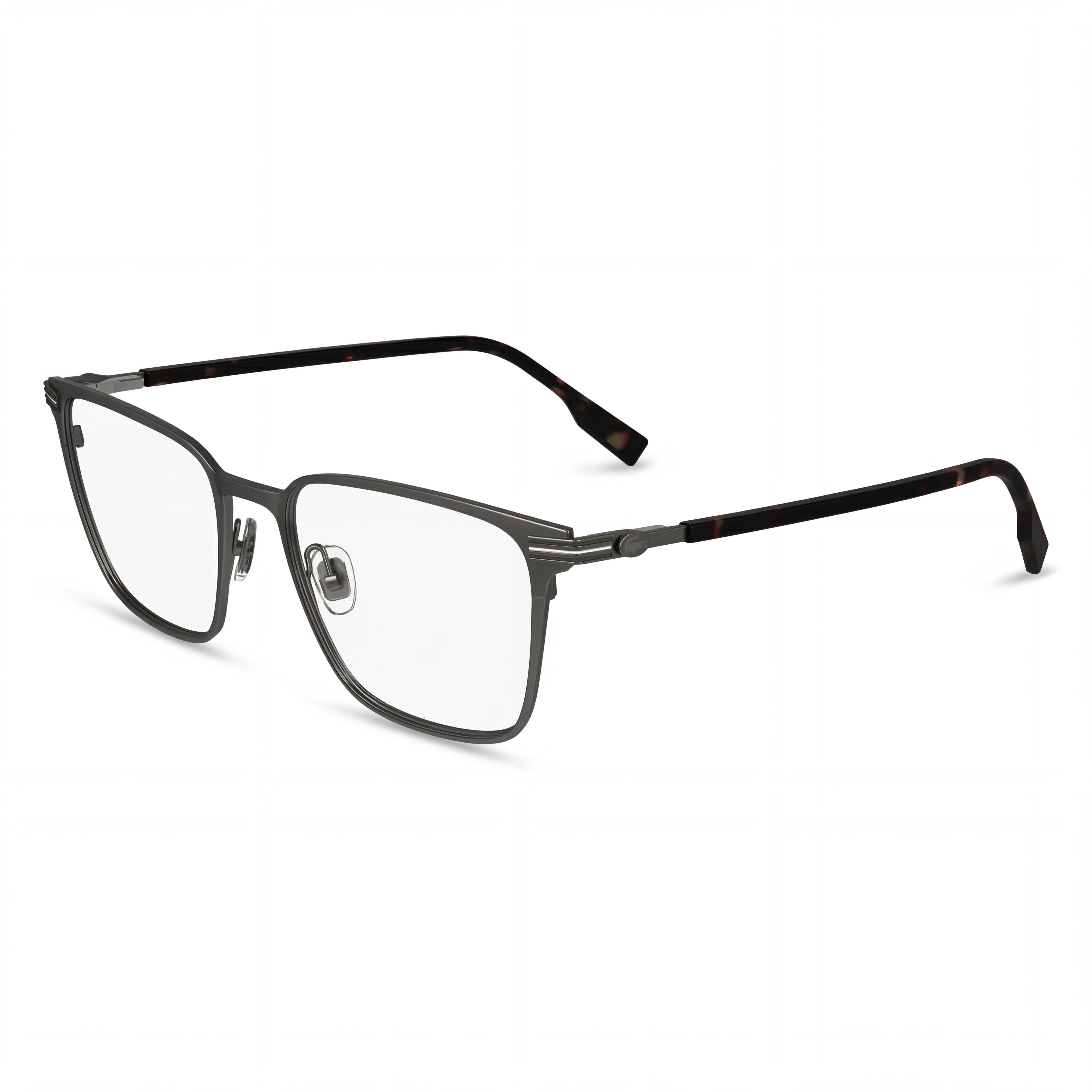 Lacoste Casual Unisex Acetate Frame Gunmetal Optical Eyeglasses 53mm Lens 18mm Bridge 145mm Temples, Photo 1
