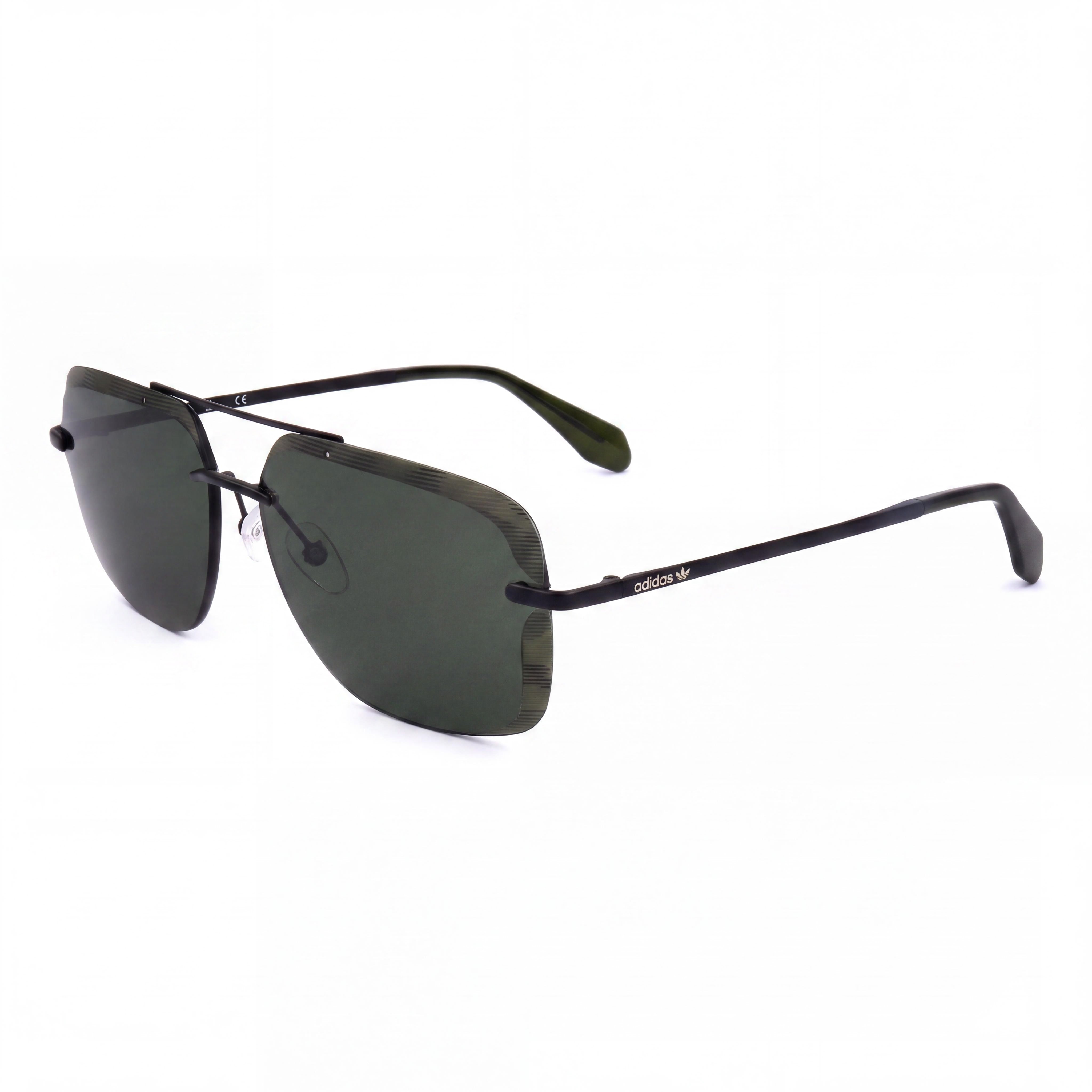 Gafas de sol adidas Originals Casual Unisex con montura de metal negro mate y lentes grises no polarizadas de 62 mm, Photo 1