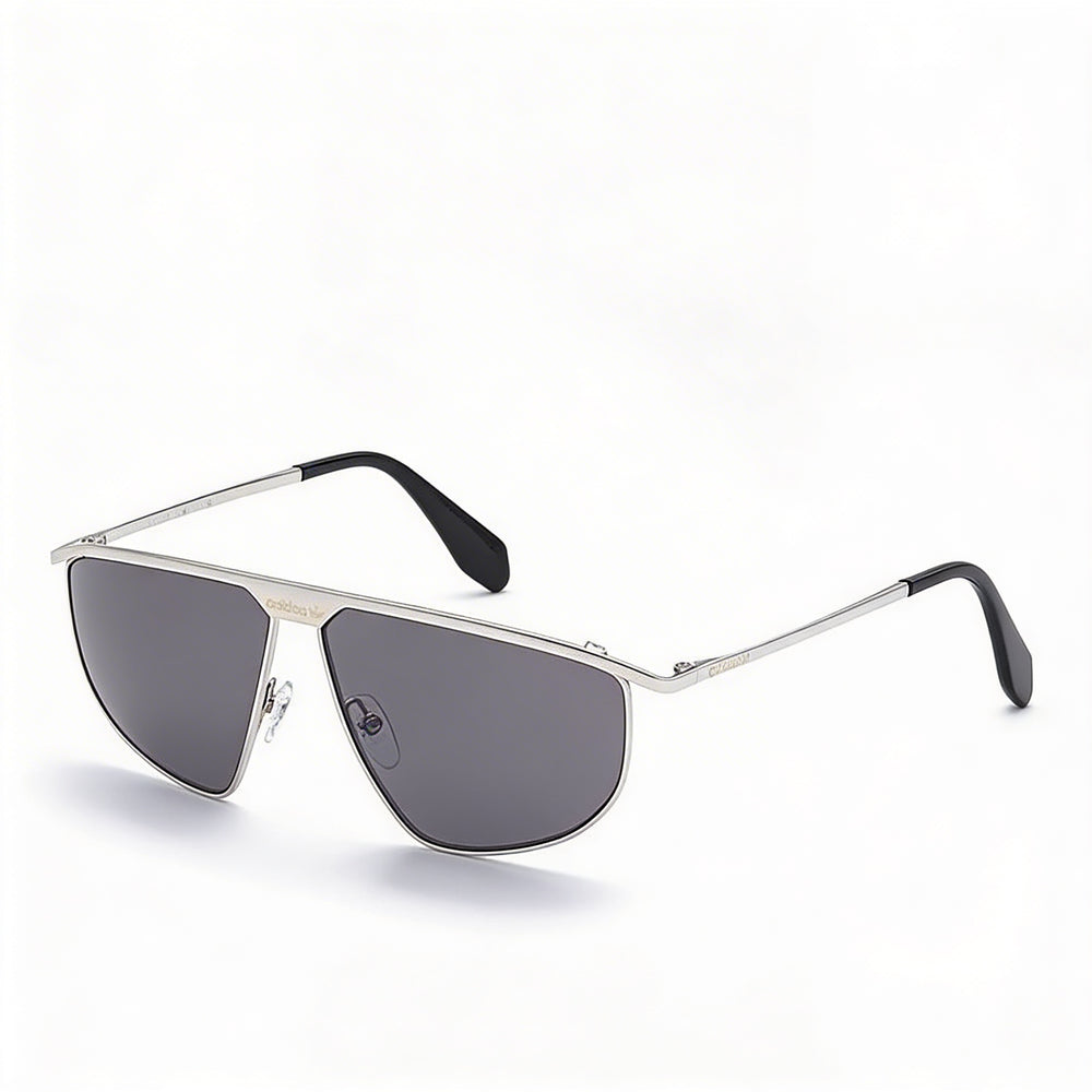 Gafas de sol de piloto de metal gris paladio Contemporaneo de hombre Adidas Originals con lentes grises y protección UV de 62 mm