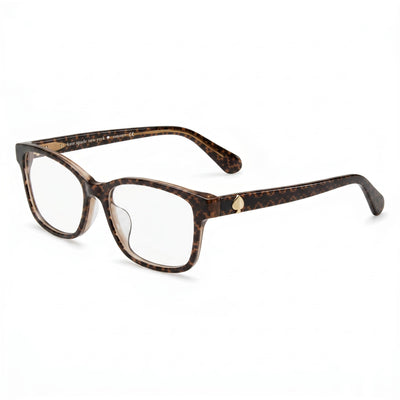 Kate Spade New York Women's KARIANE/F Rectangular Plastic Eyeglasses Frame Brown 53-16-145