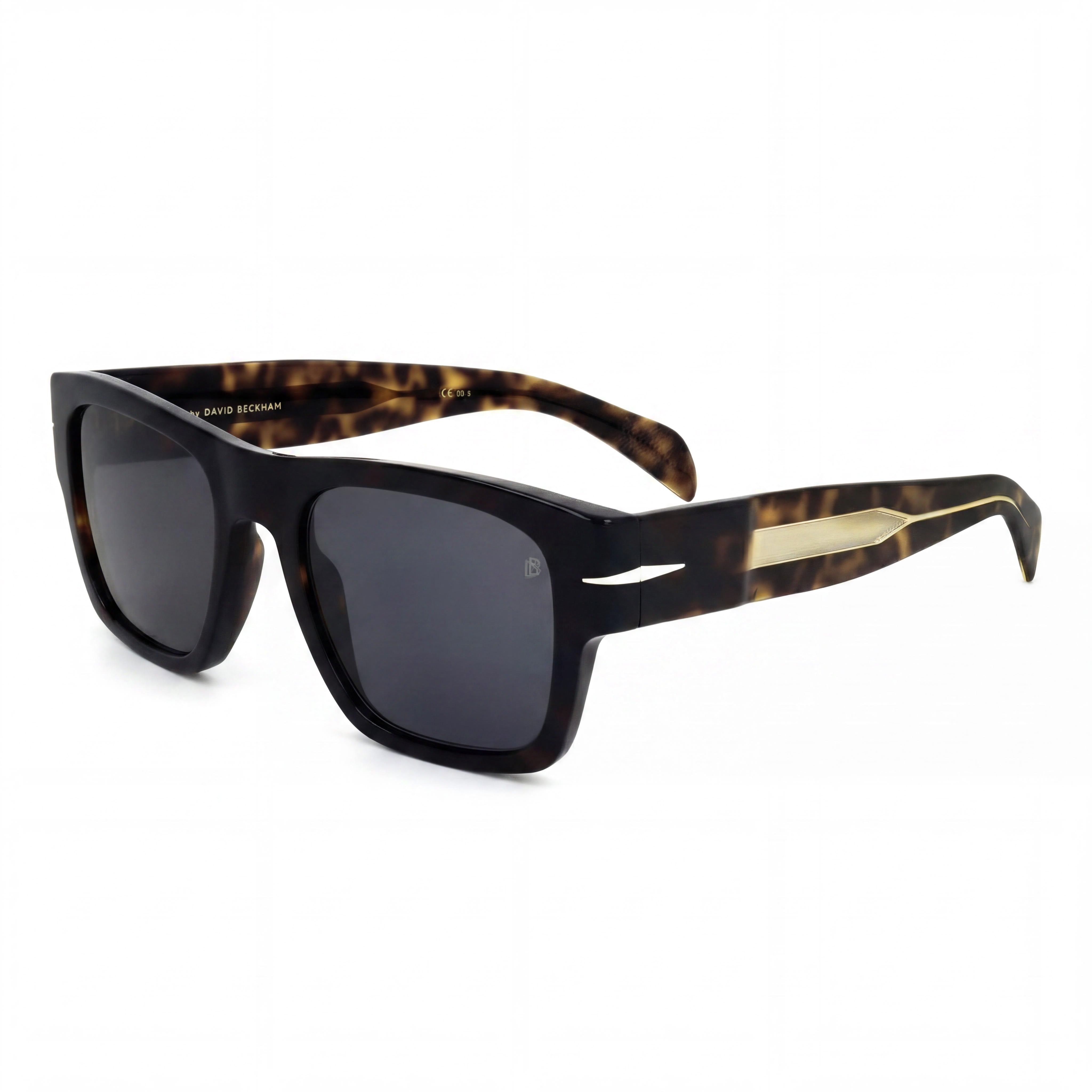 Gafas de sol unisex David Beckham Db 7000/S Bold de acetato Havana Oscuro con lentes gris Havana y protección UV, 52 mm, Photo 1