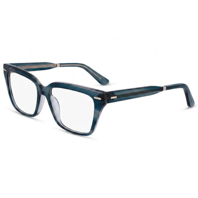 Gafas de sol unisex Calvin Klein CK22539 con lentes polarizadas de metal multicolor en color petróleo de 54 mm