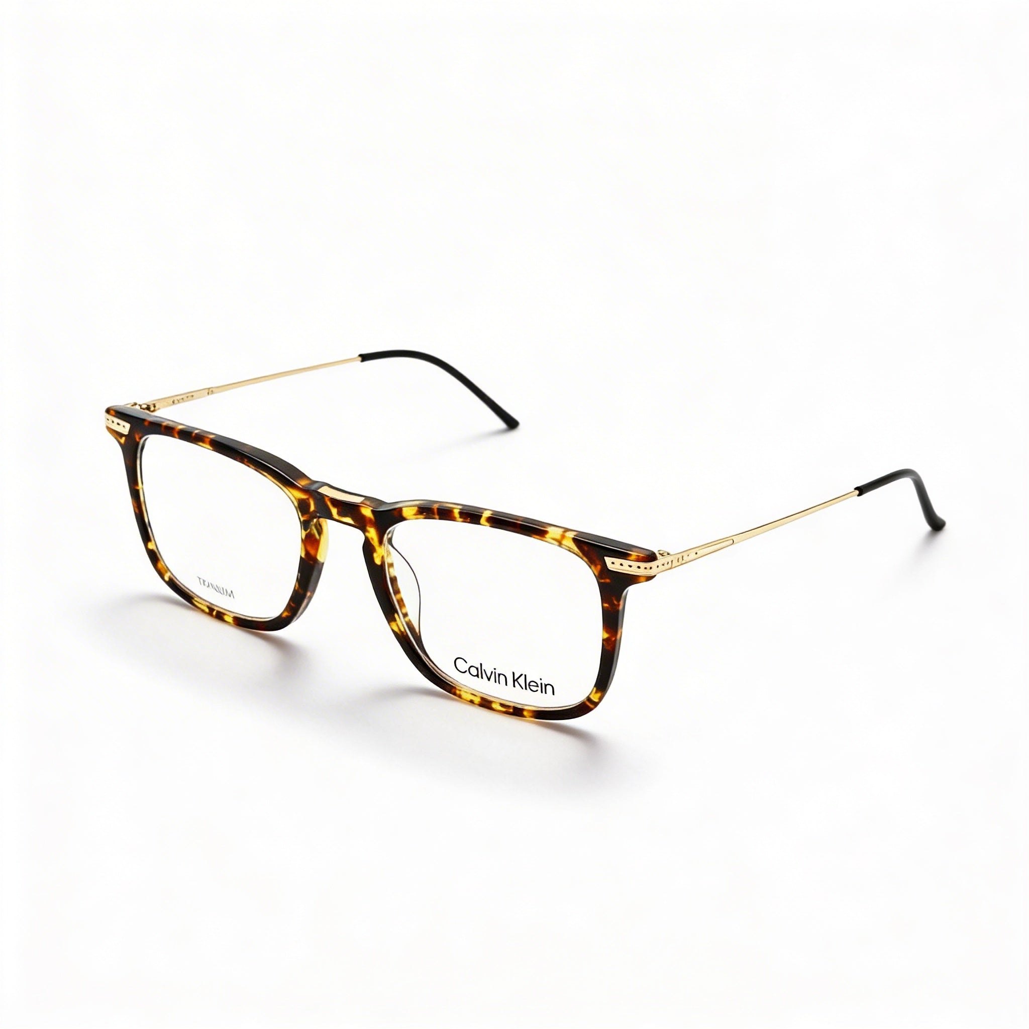 Gafas de acetato estilo Havana vintage para hombre Calvin Klein Ck22526t, 52/20/145, Photo 1