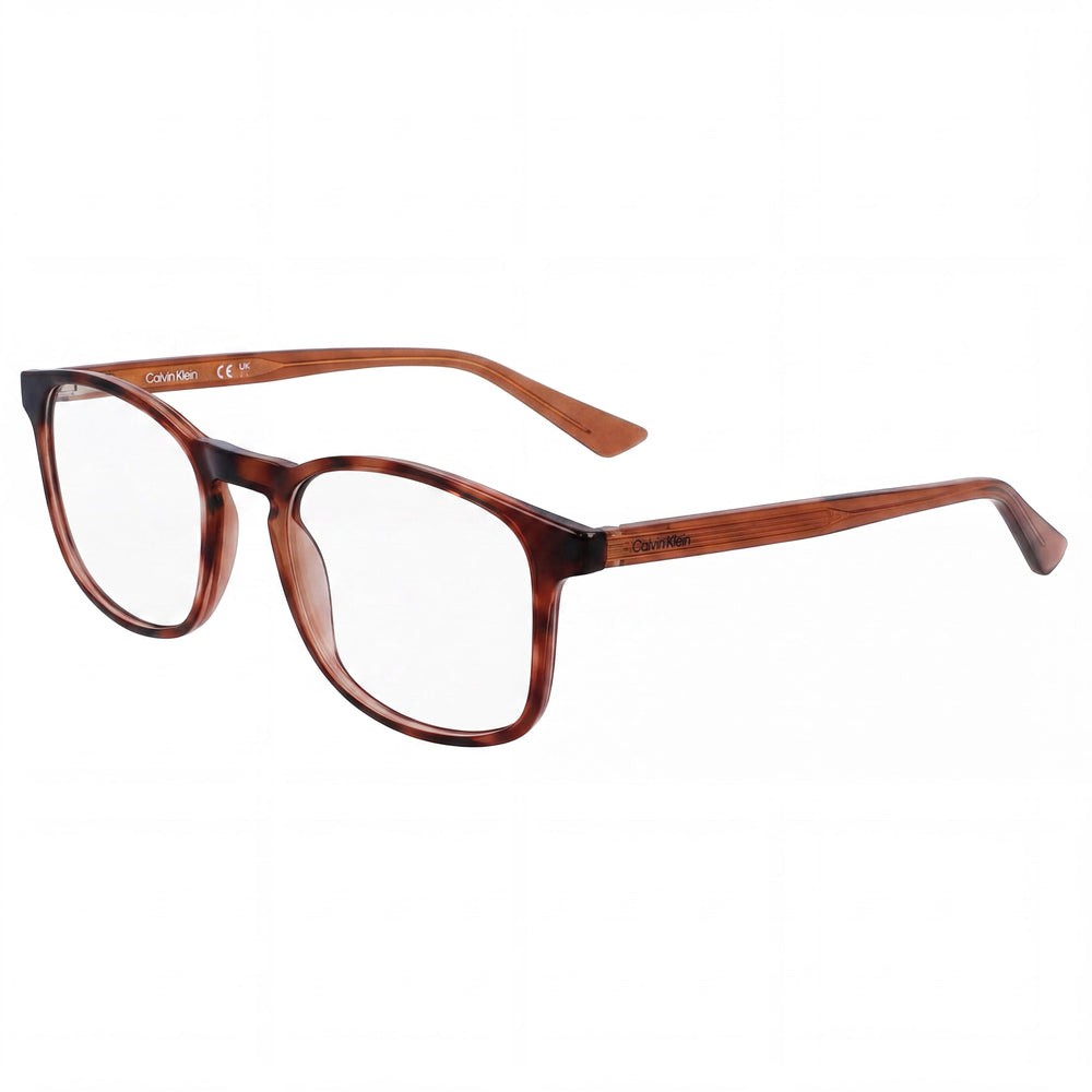 Calvin Klein Ck23517 Unisex Eyewear with Polycarbonate Lenses, Havana Metal Frame, 52mm Lens Width