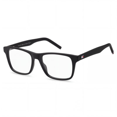 Tommy Hilfiger TH 1990 003 52 Men’s Matte Black Acetate Square Clear Lens Non- Eyeglasses 52mm