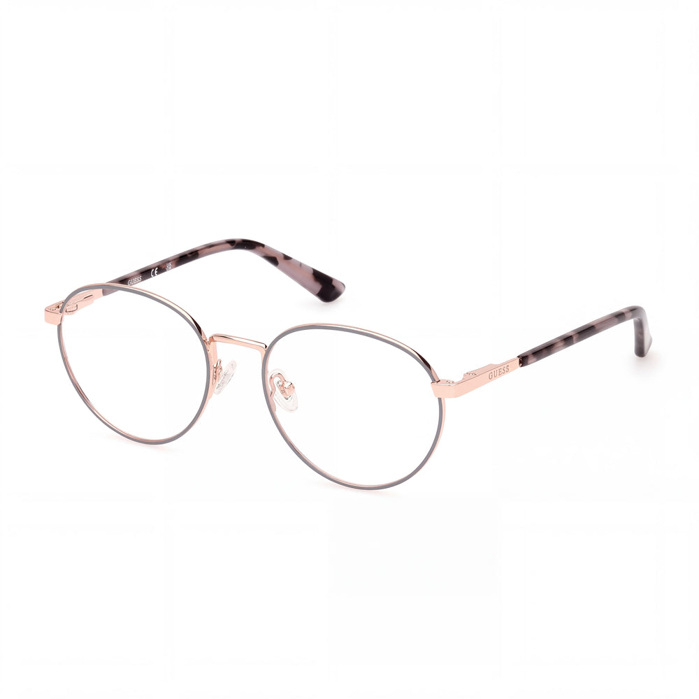 GUESS GU8274 Women's Shiny Rose Gold Metal Frames for Eyeglasses Lens 47mm Bridge 17mm Temple 135mm
