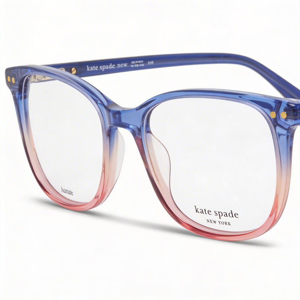 Gafas de mujer Kate Spade New York Joliet con montura de plástico y lentes de policarbonato, tamaño 51-140-17mm